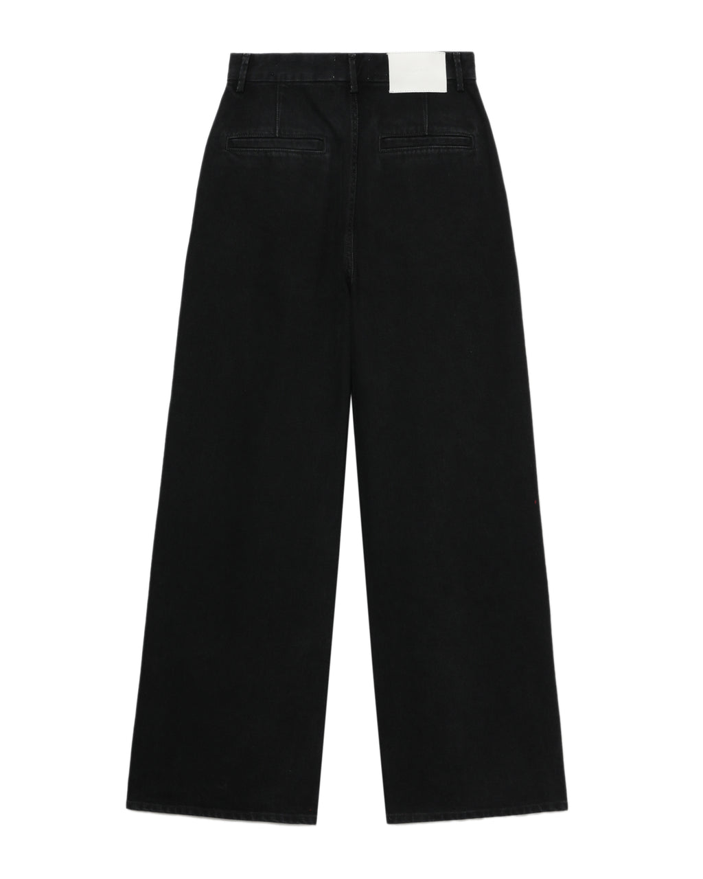 Wide-leg denim pants