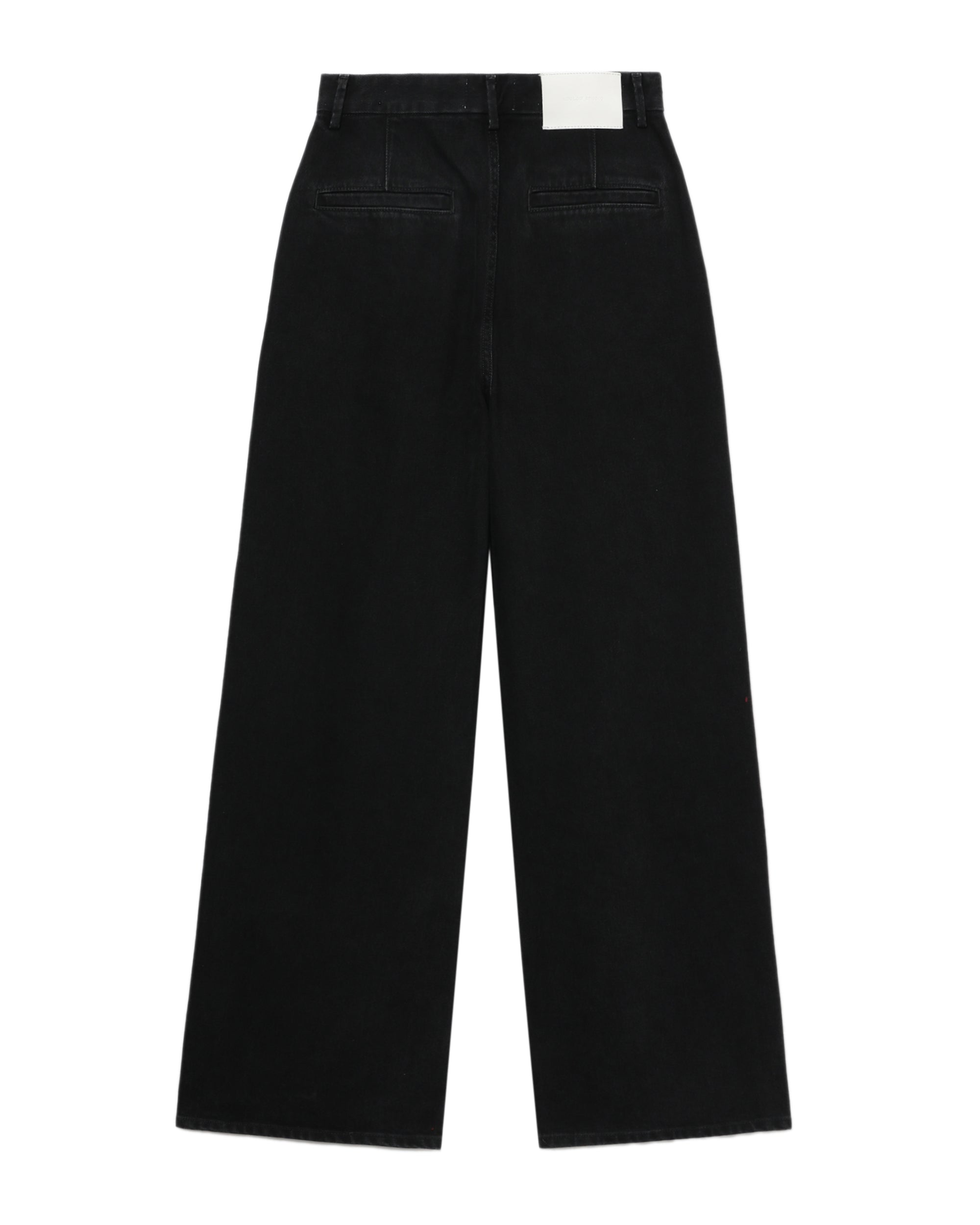 Wide-leg denim pants
