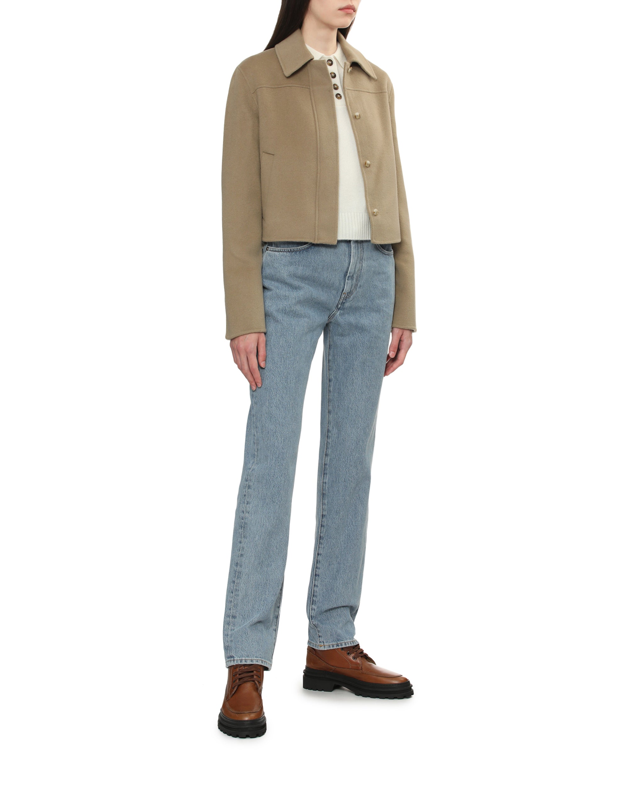Straight leg jeans