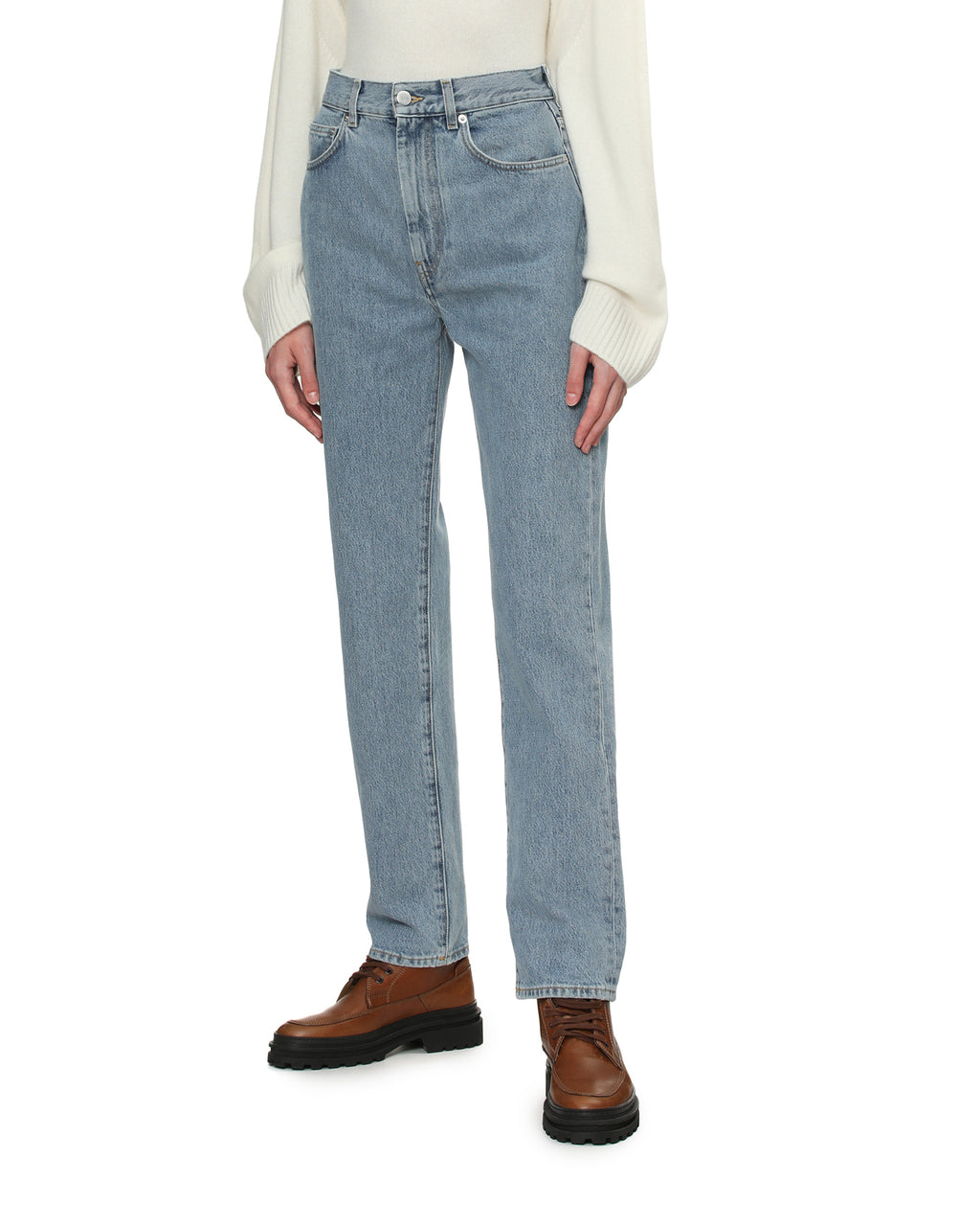Straight leg jeans