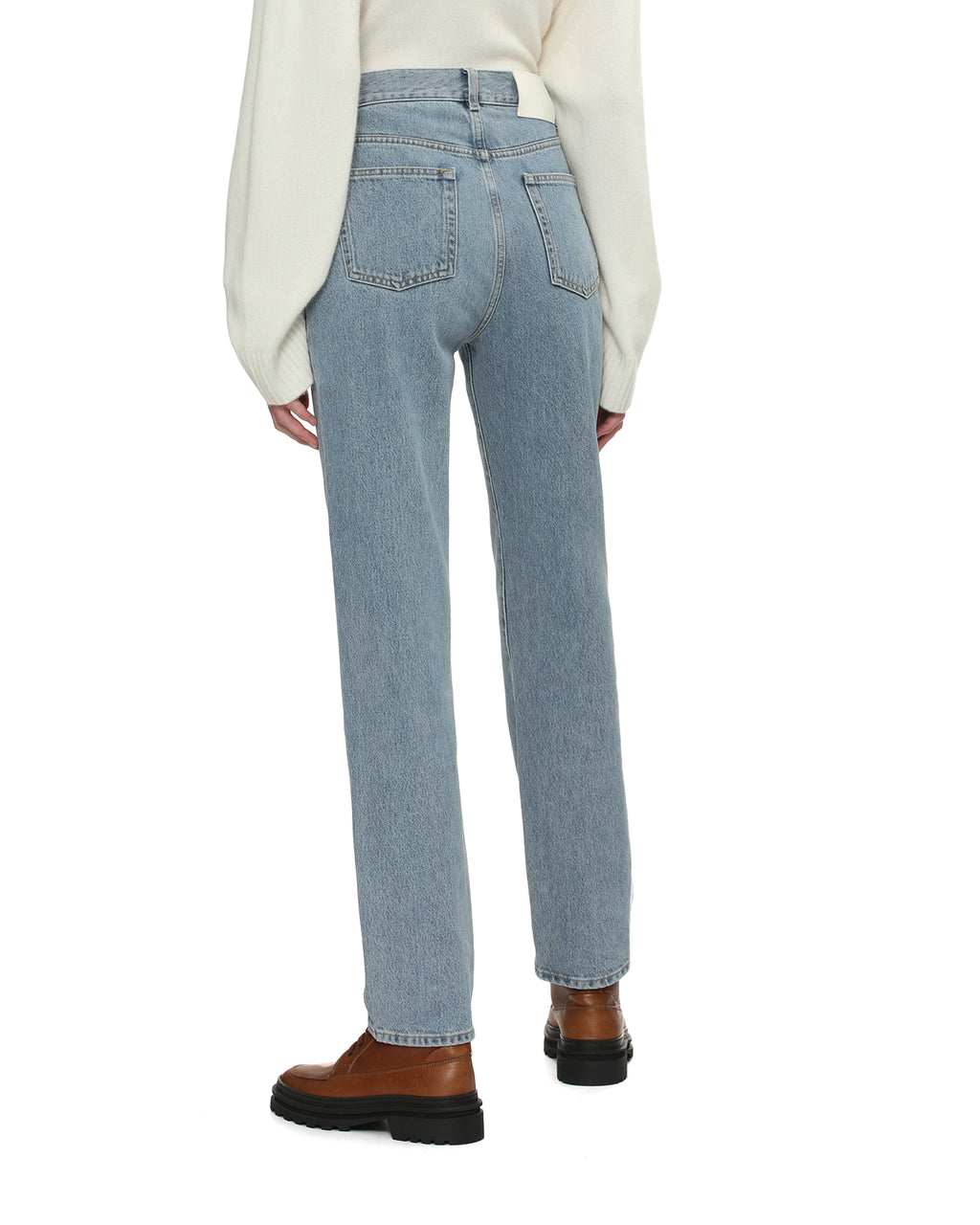 Straight leg jeans
