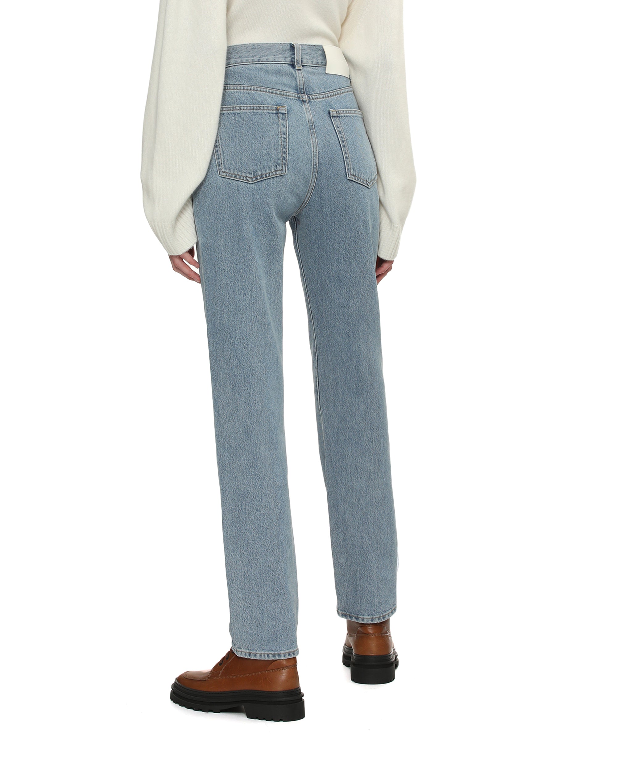 Straight leg jeans
