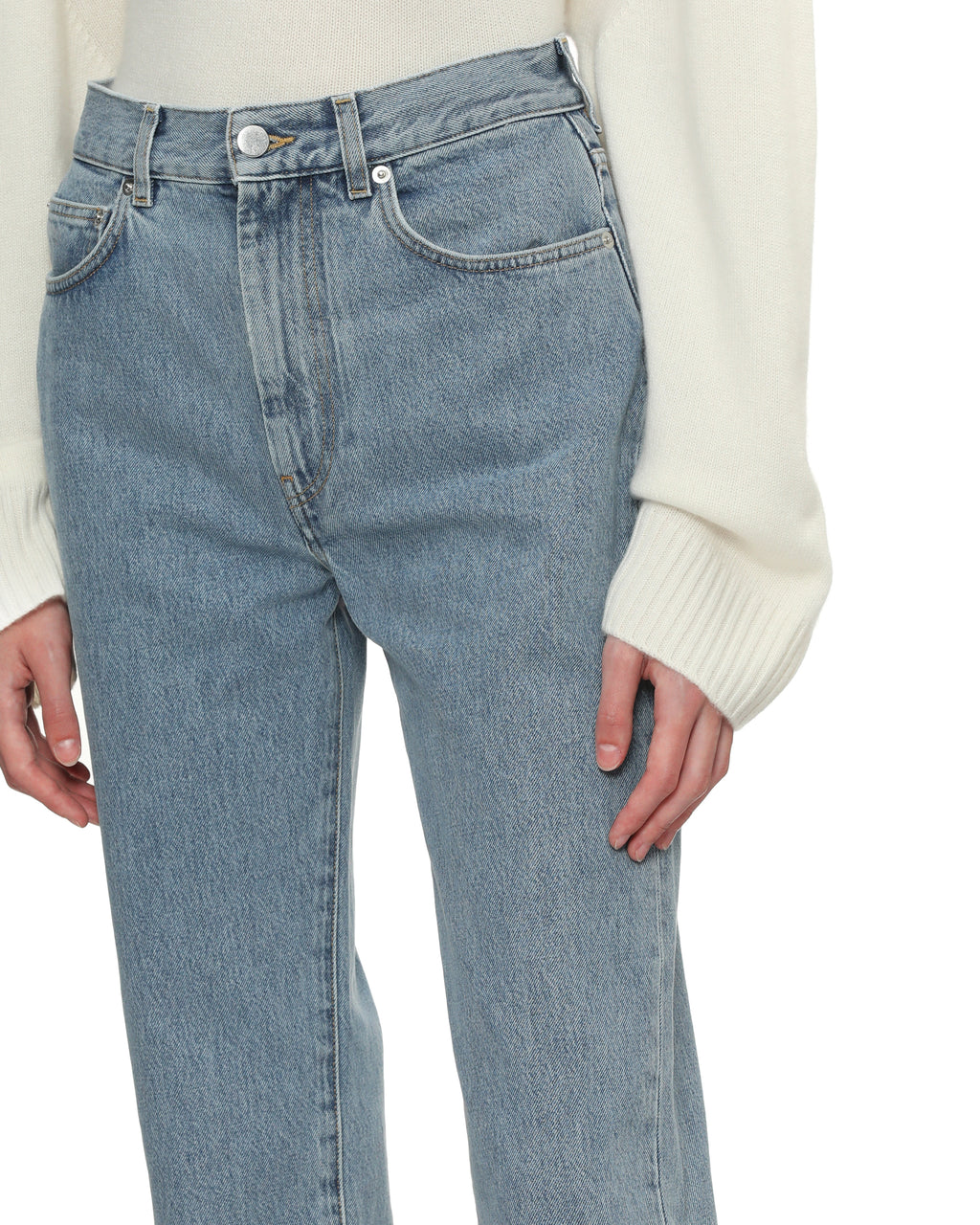 Straight leg jeans