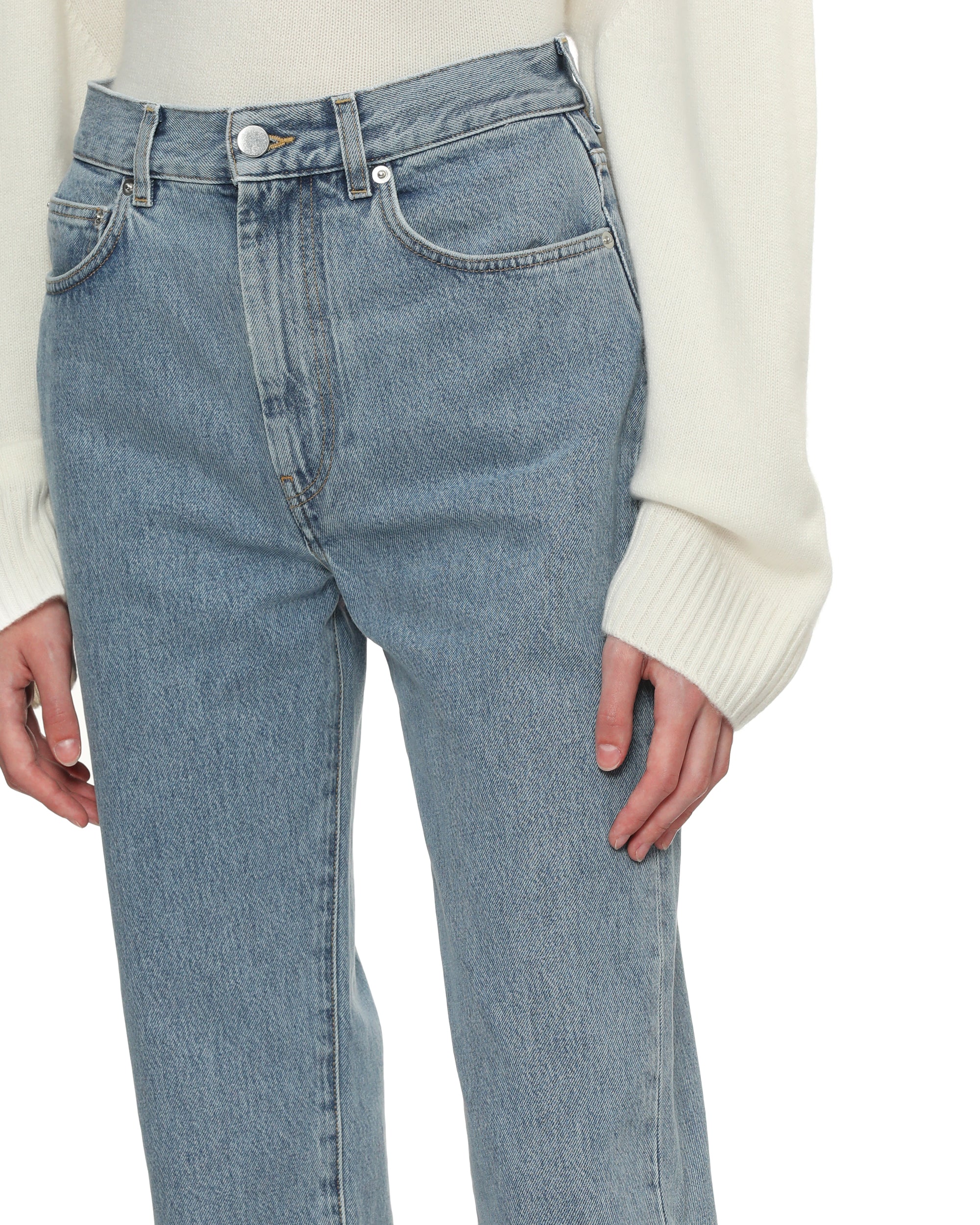 Straight leg jeans