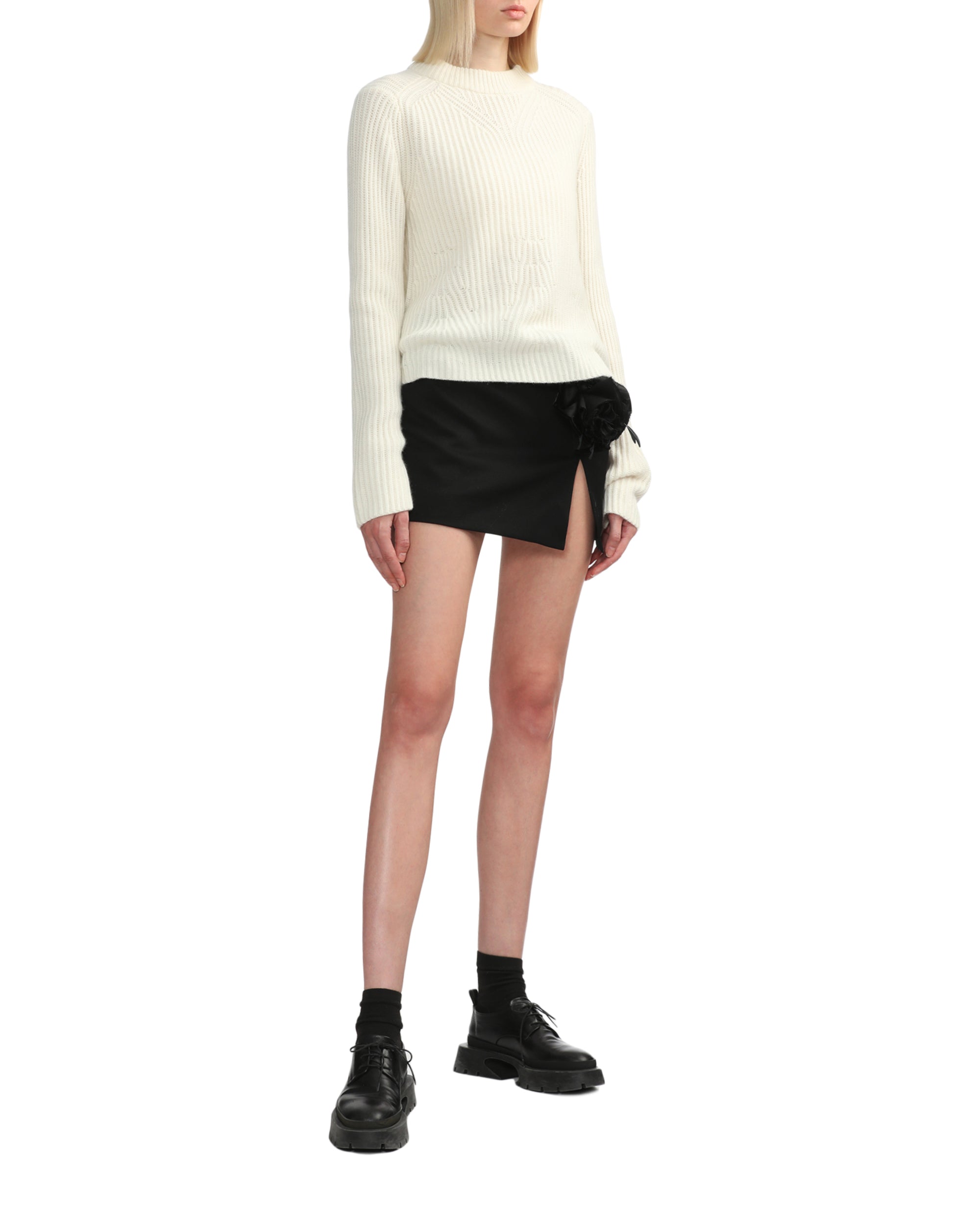 Mock neck jumper