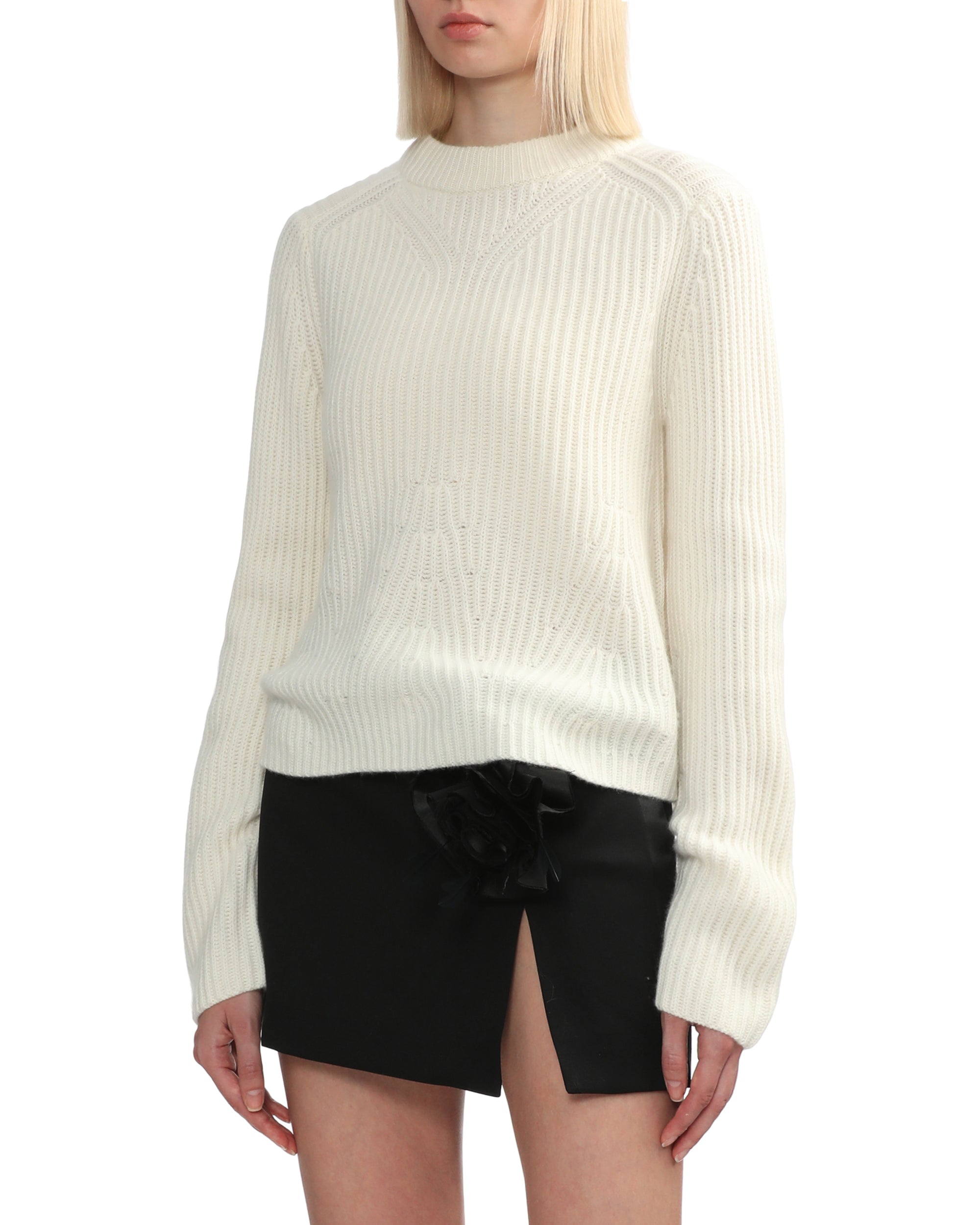 Mock neck jumper