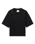 Polo knit top