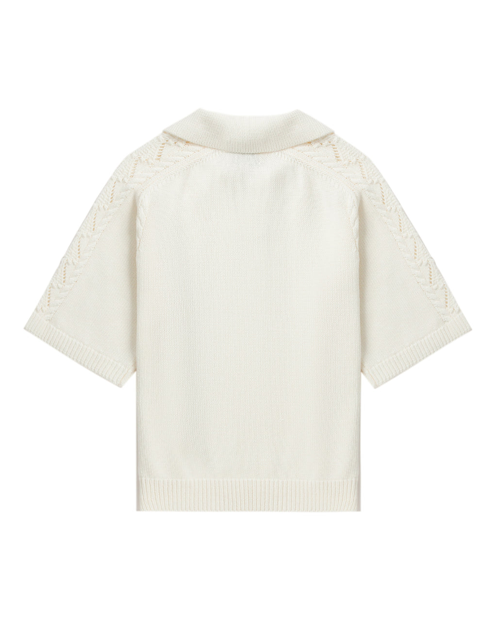 Polo knit top