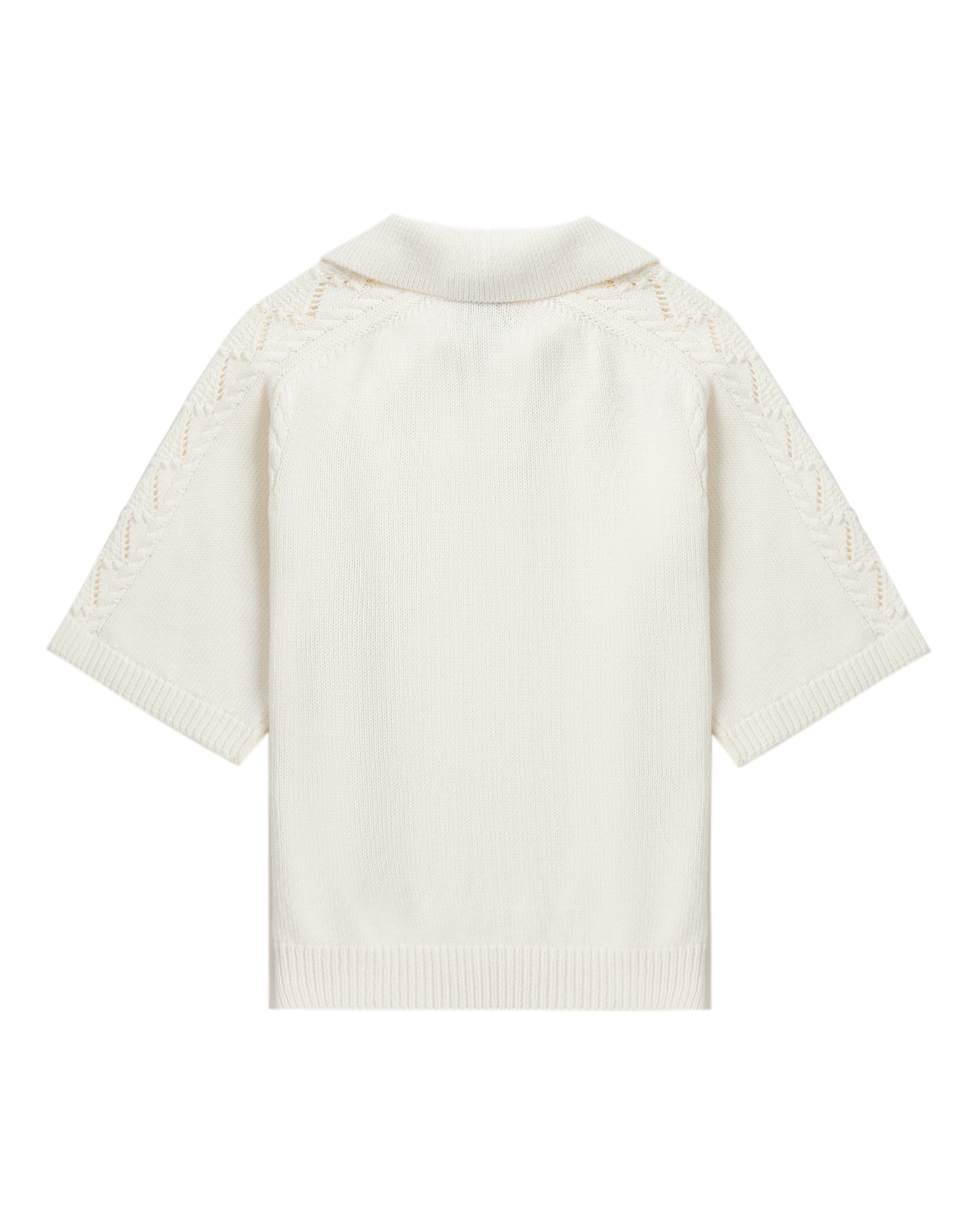 Polo knit top