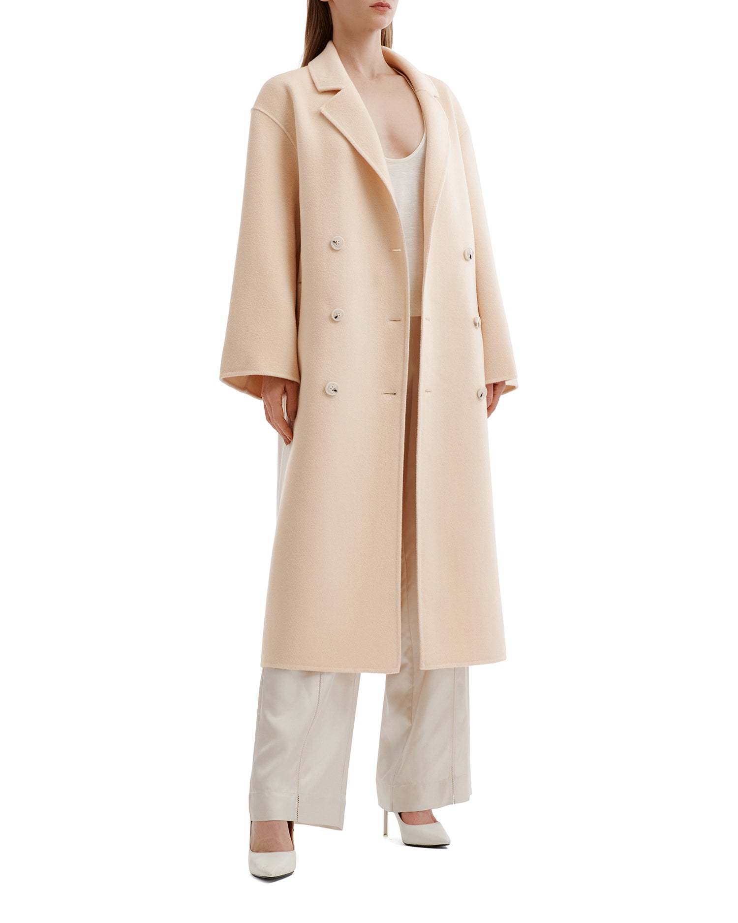 Double-breasted coat