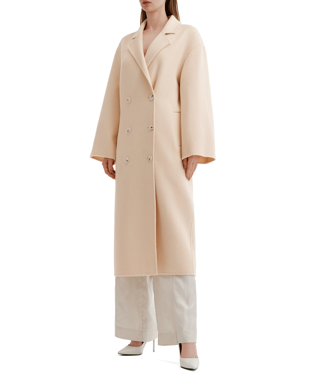 Double-breasted coat