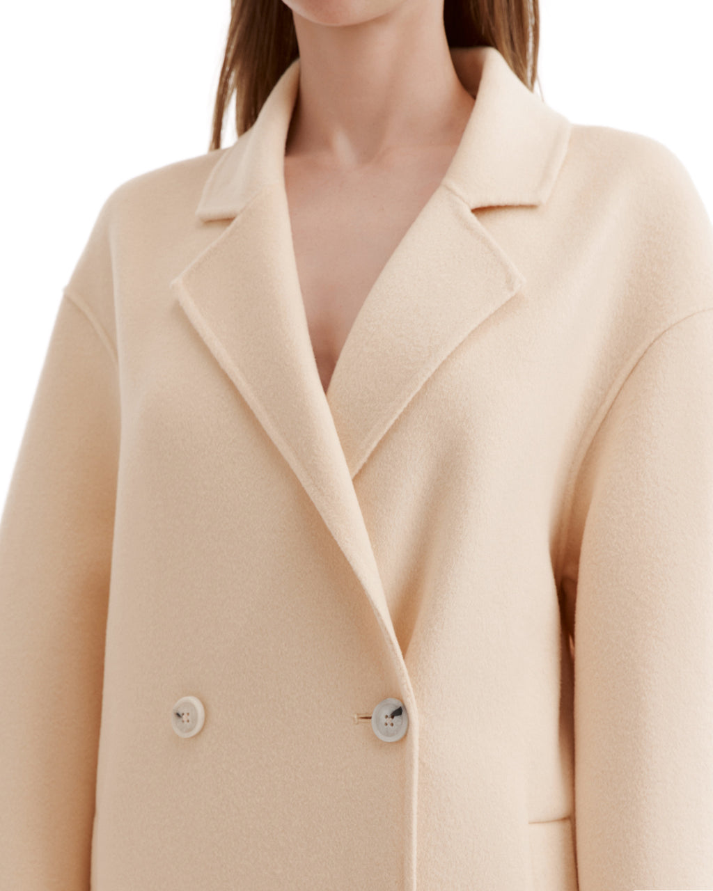 Double-breasted coat