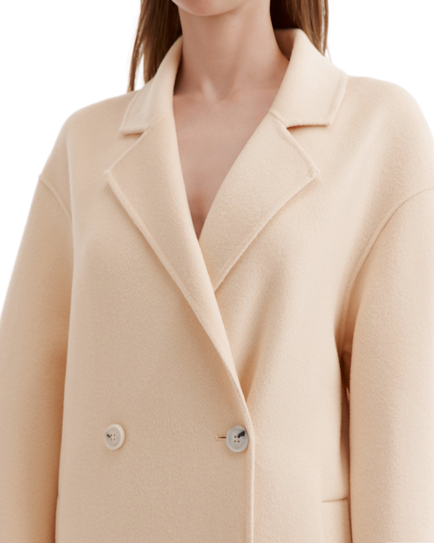 Double-breasted coat