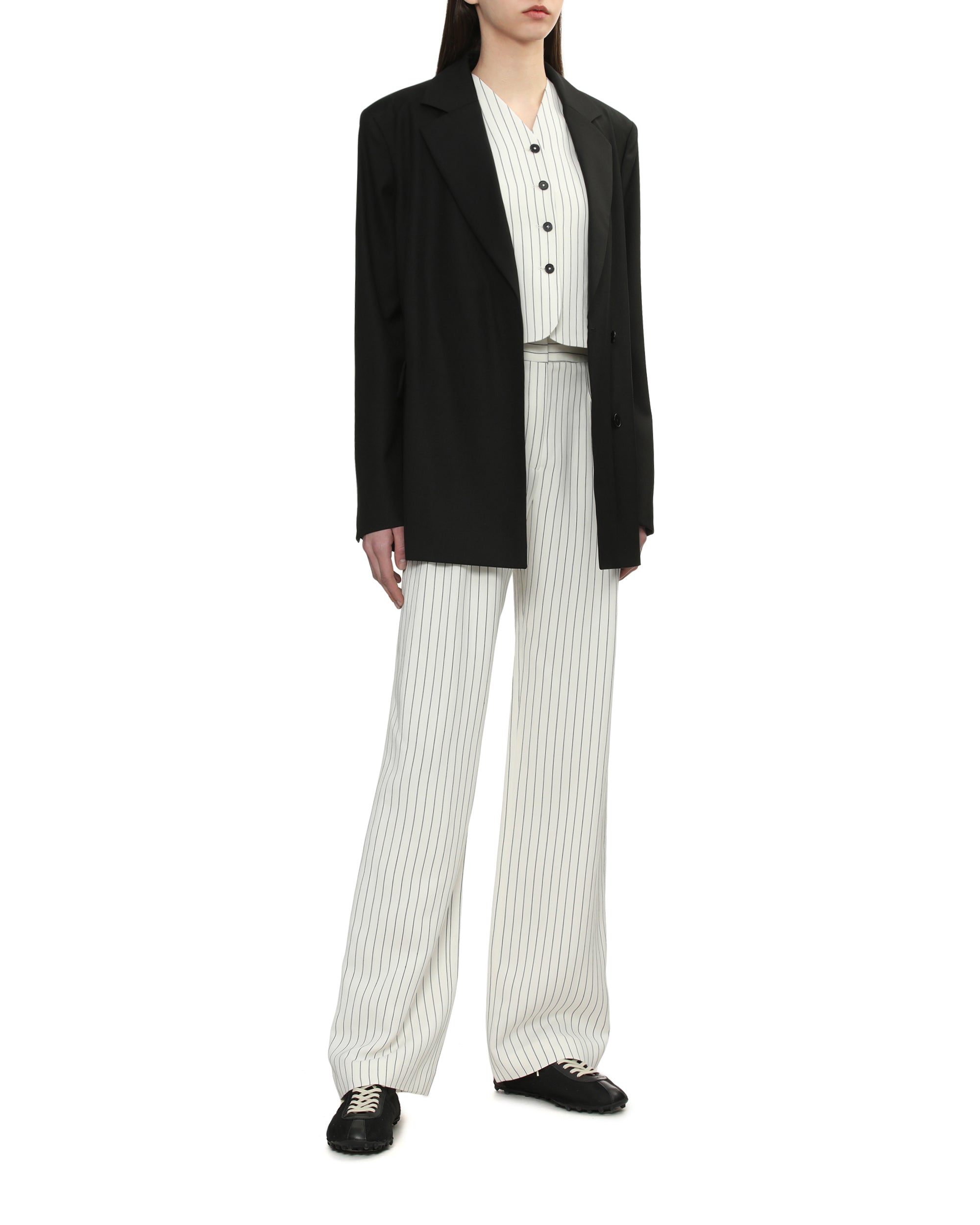 Tailored straight pants