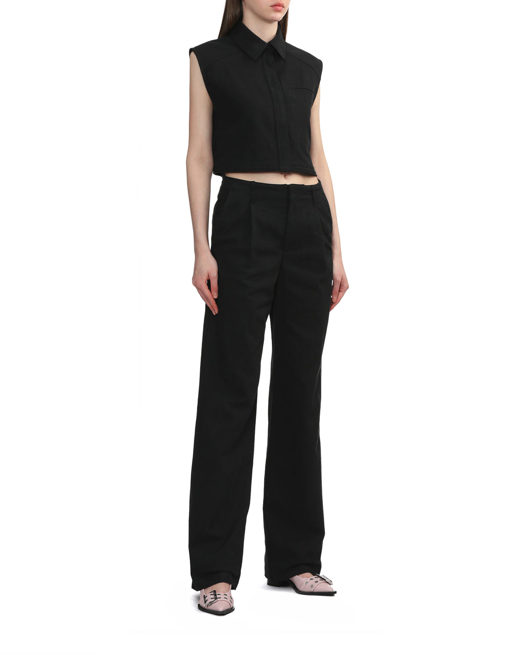 High-rise pants