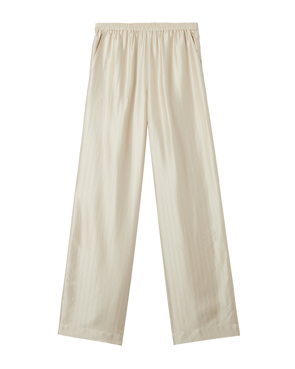 Tonal stripes pants
