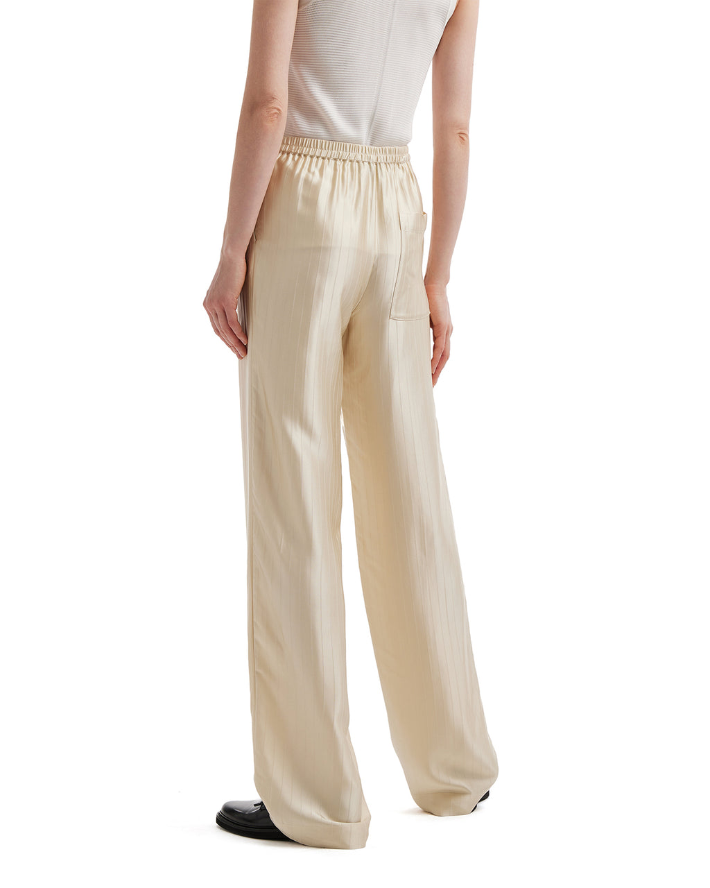 Tonal stripes pants