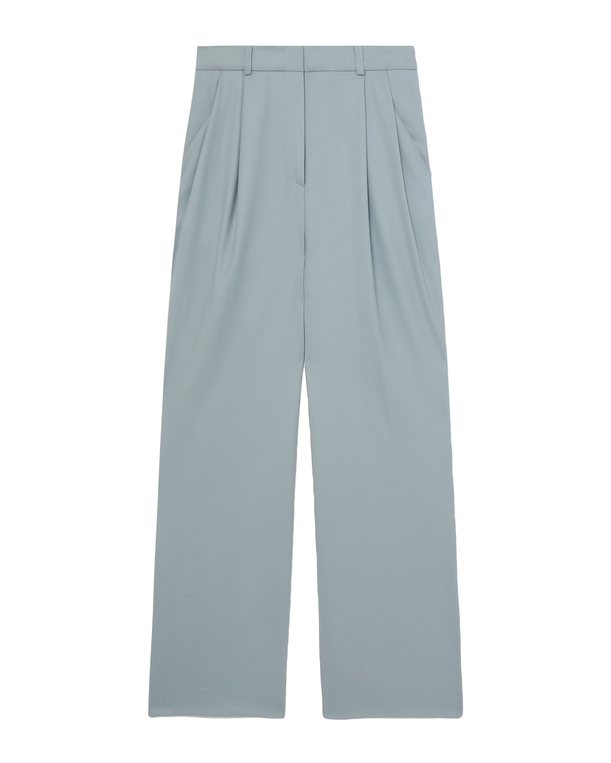 Wide leg suit pants
