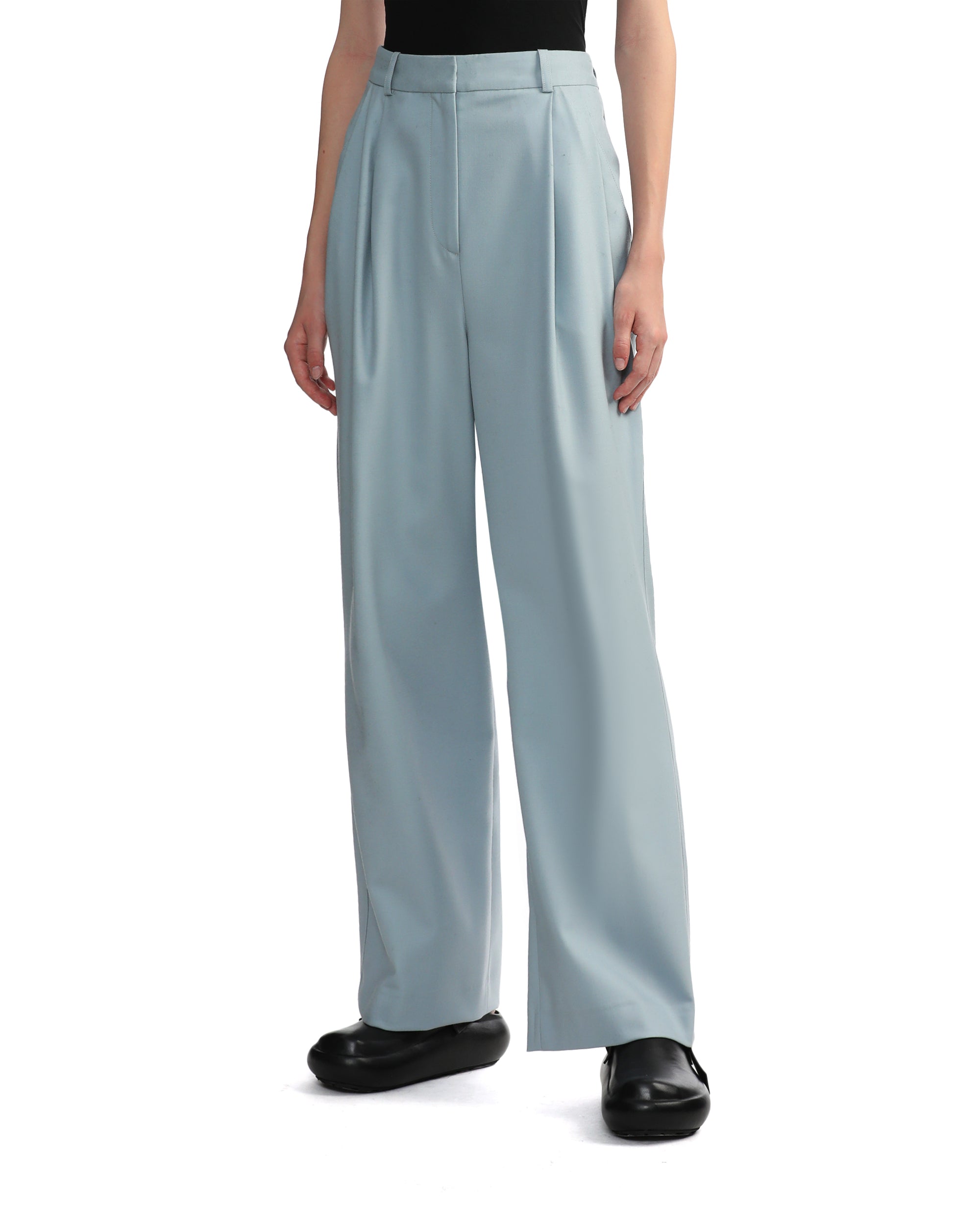 Wide leg suit pants