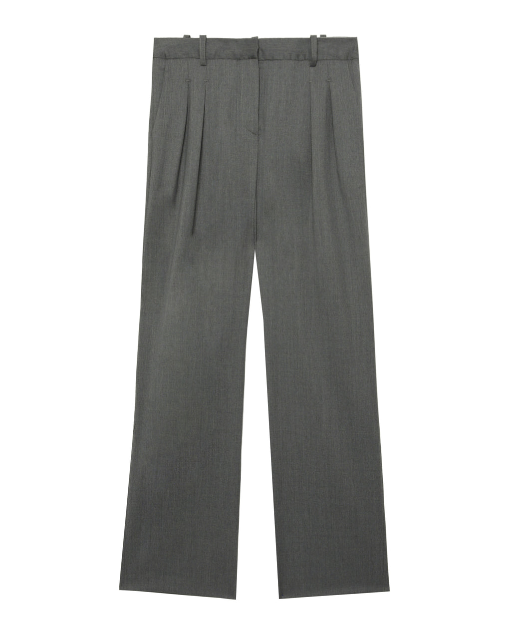 Relaxed fit tucked pants