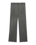 Relaxed fit tucked pants