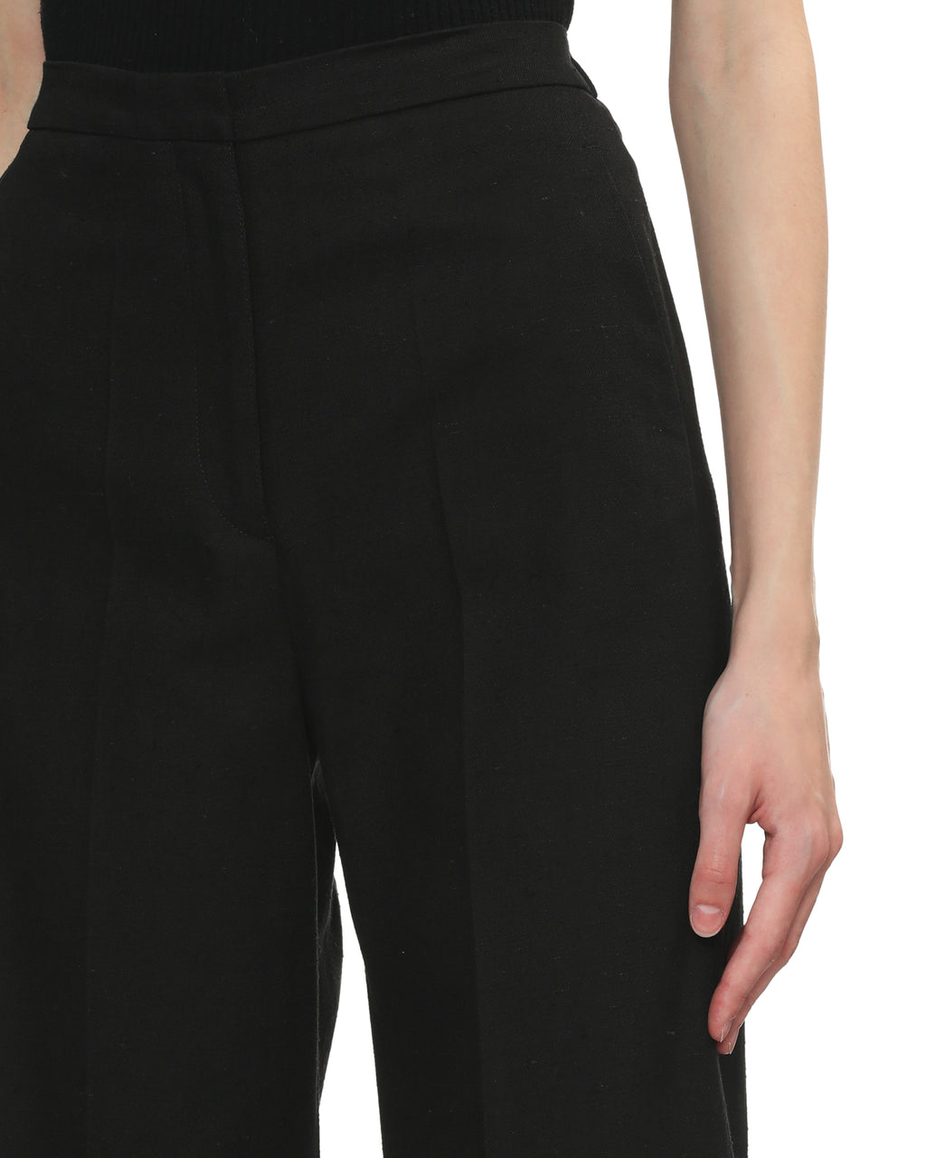 Tailored straight leg pants