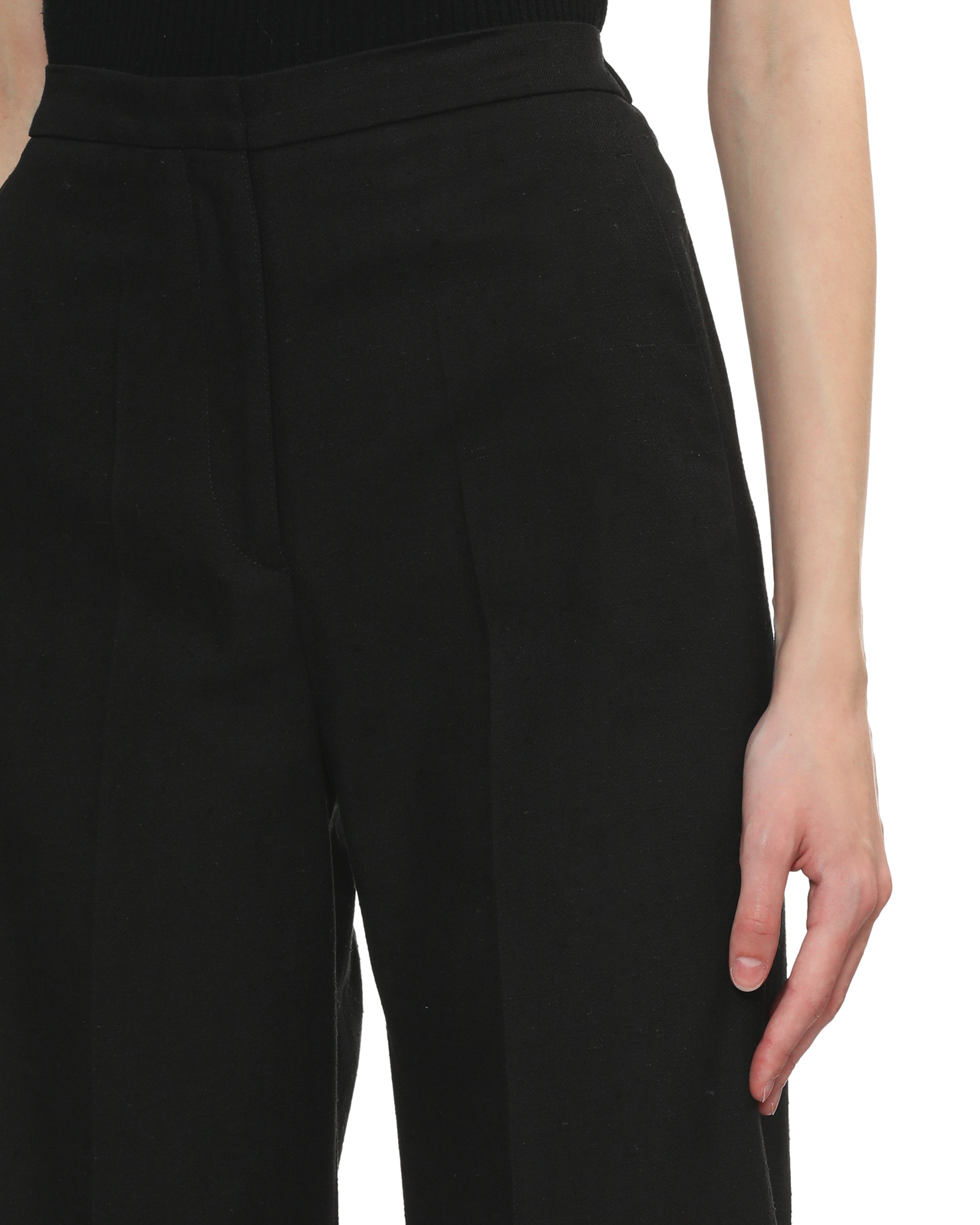 Tailored straight leg pants