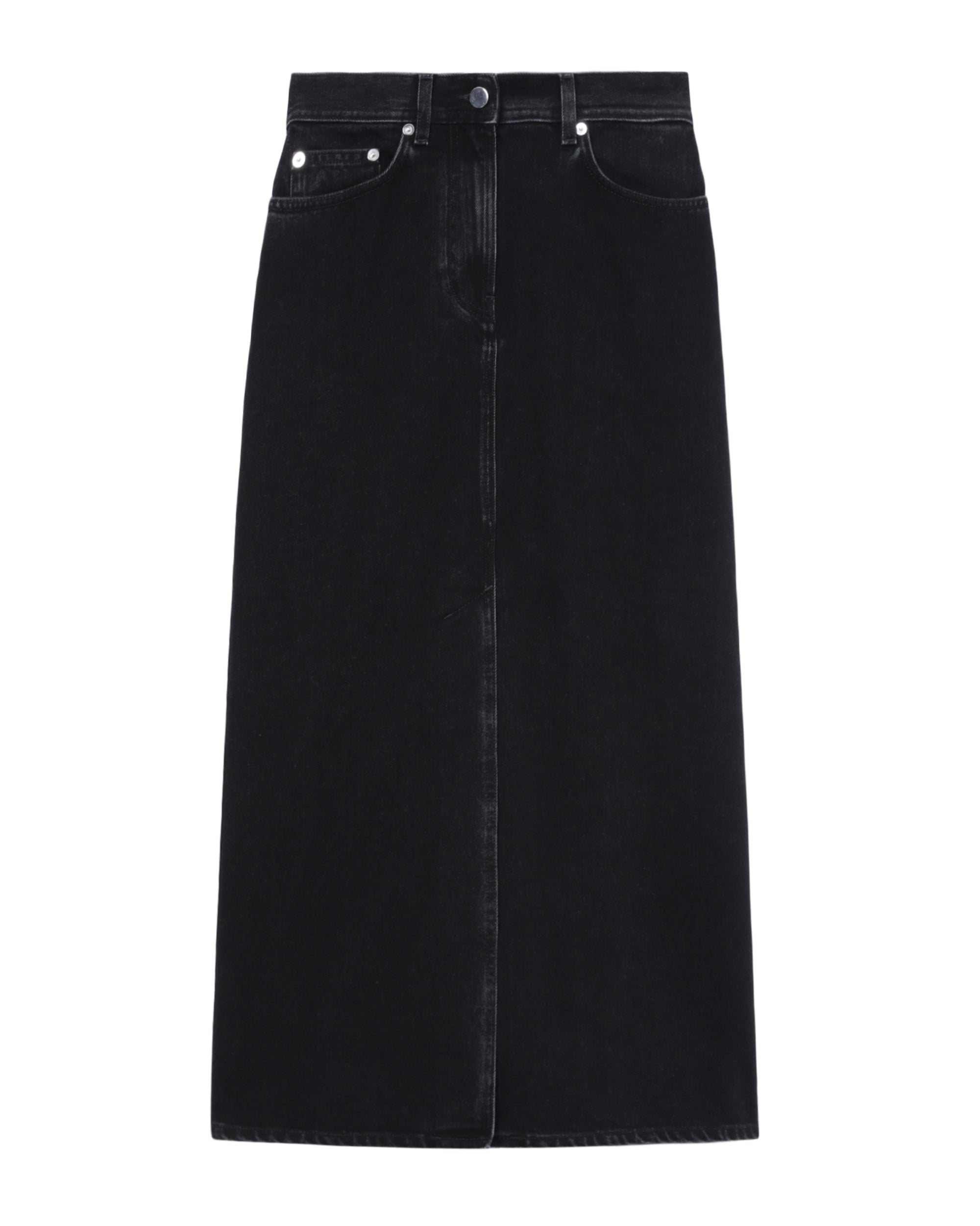 Rona denim midi skirt