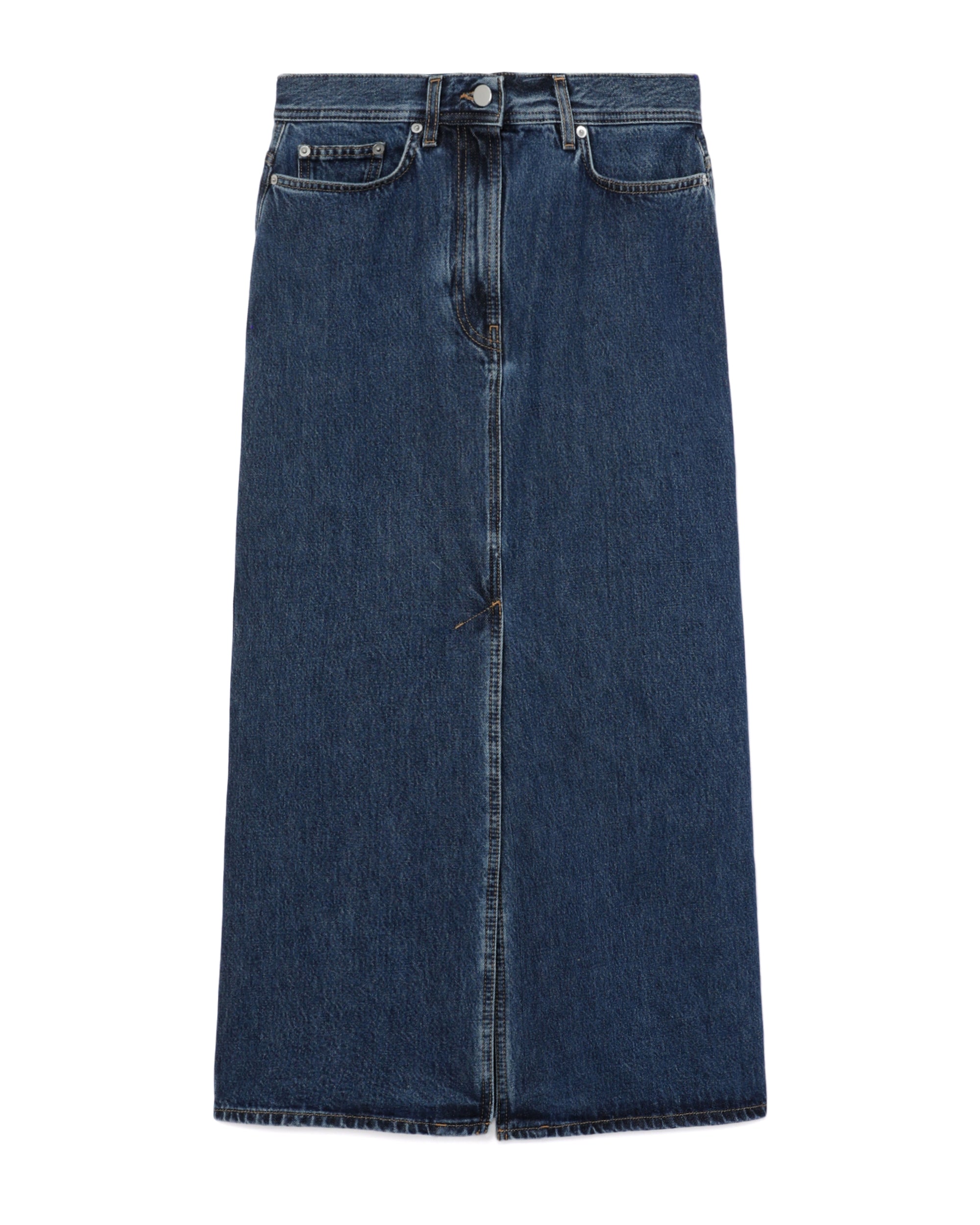Rona denim long skirt