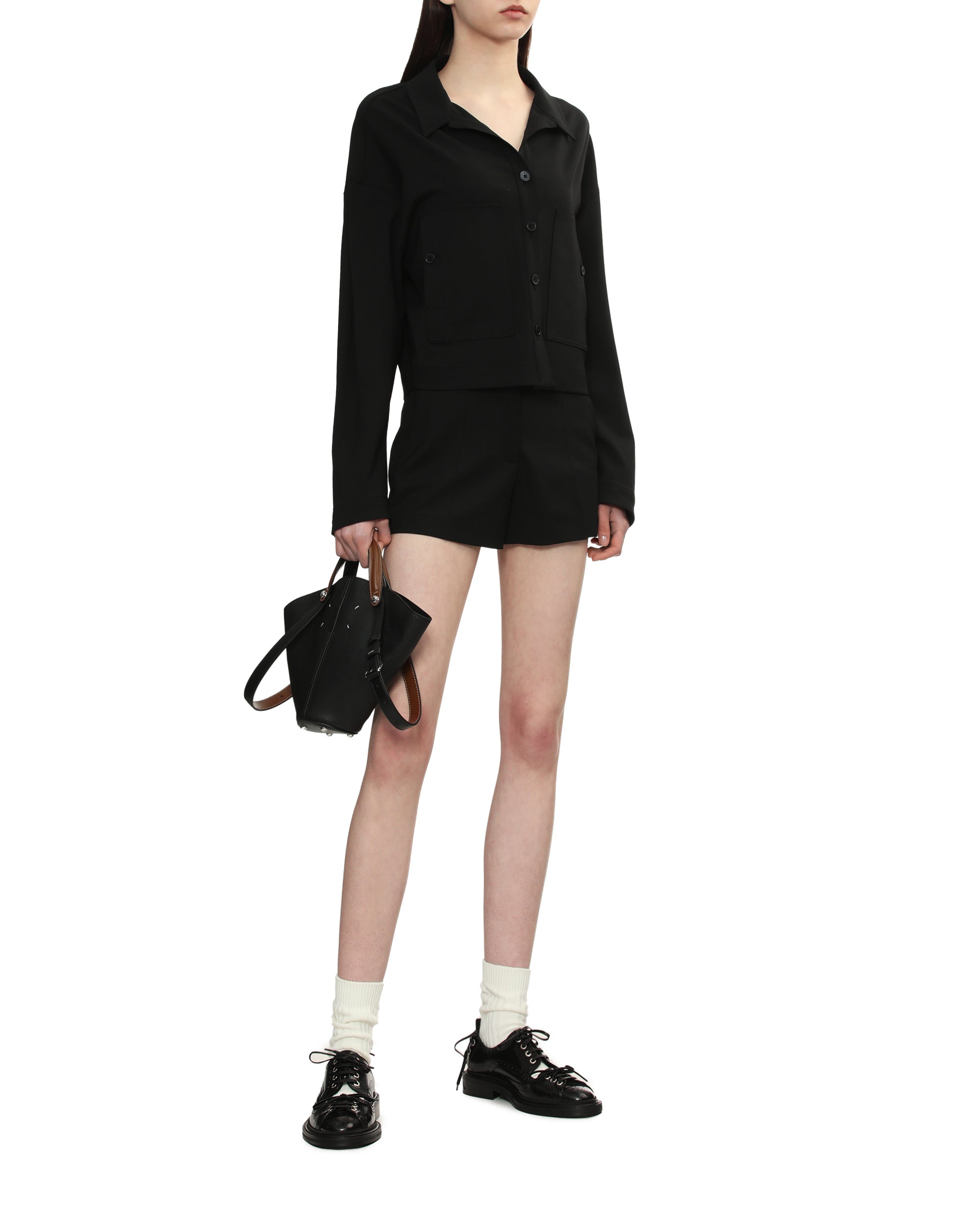 Tailored mini shorts