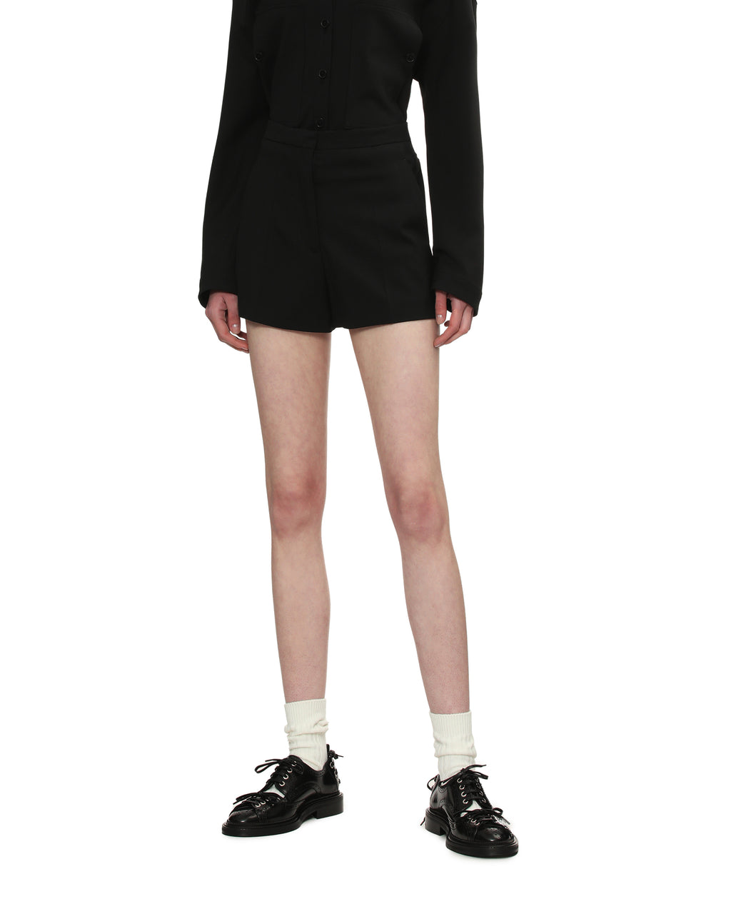 Tailored mini shorts