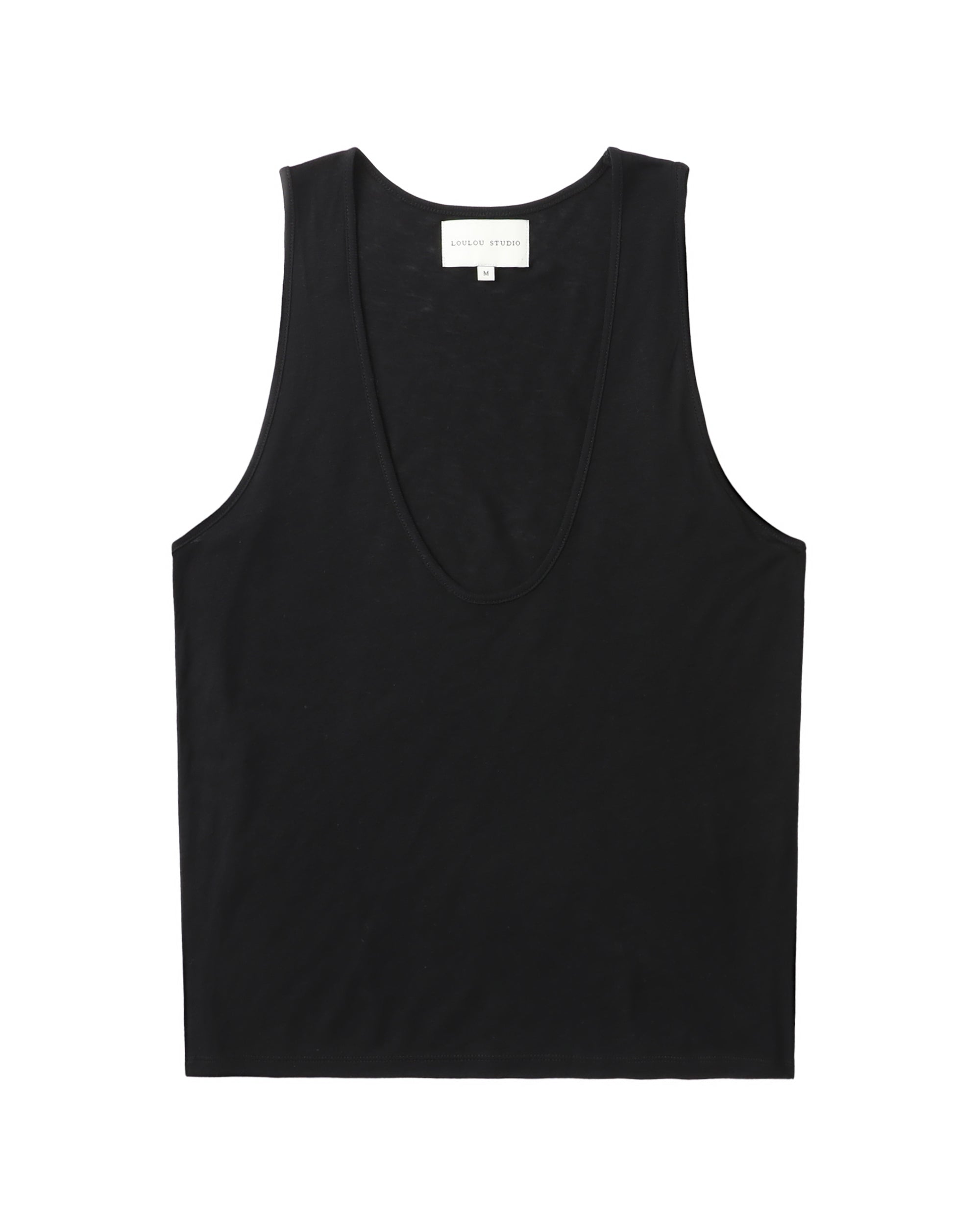 Plunging tank top