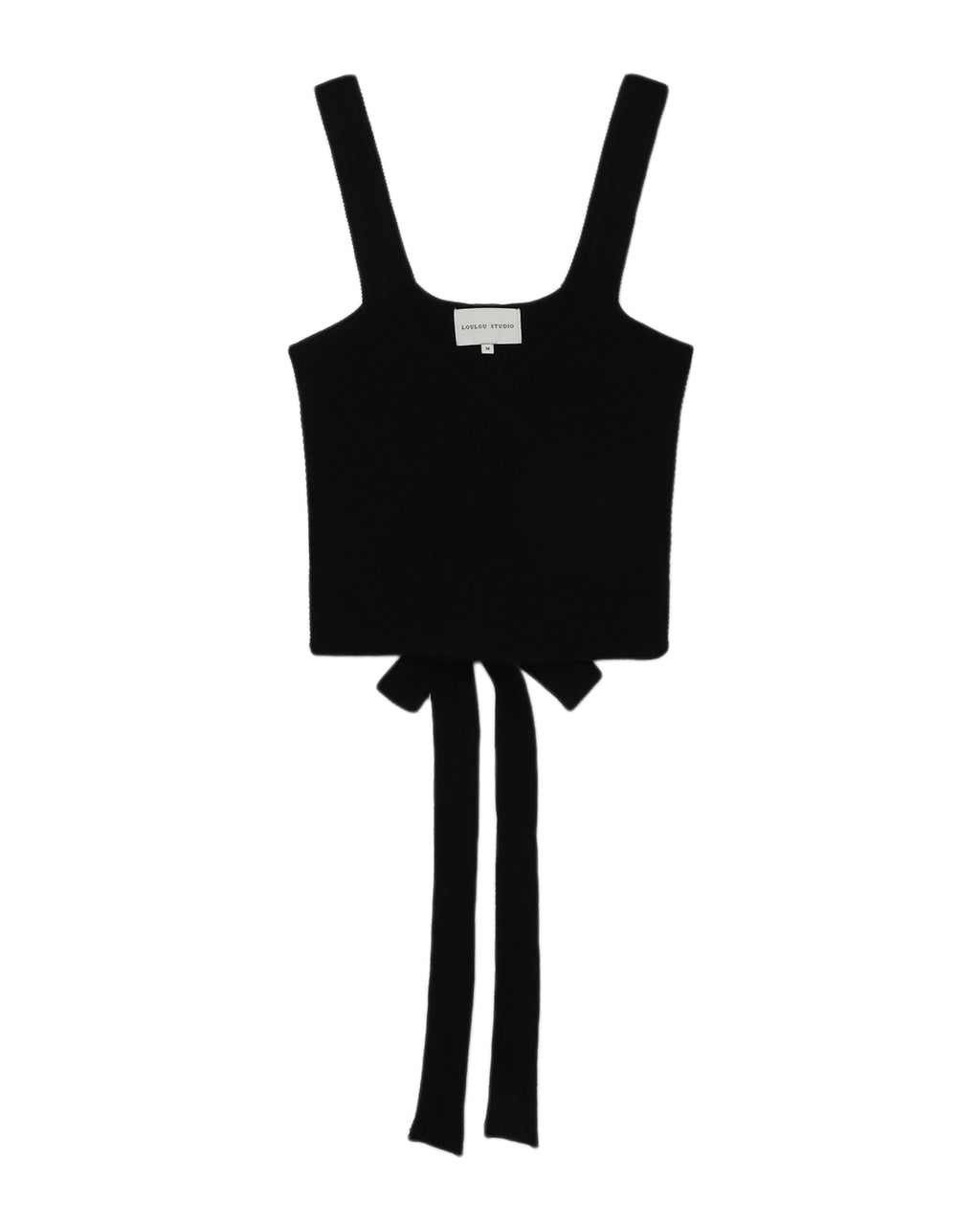 Lace-up sleeveless top