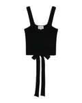 Lace-up sleeveless top