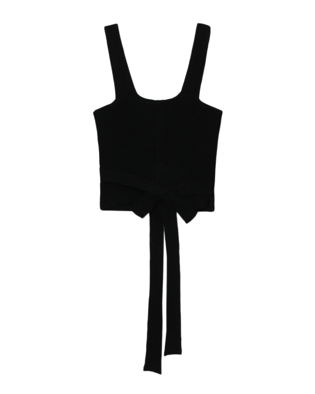 Lace-up sleeveless top