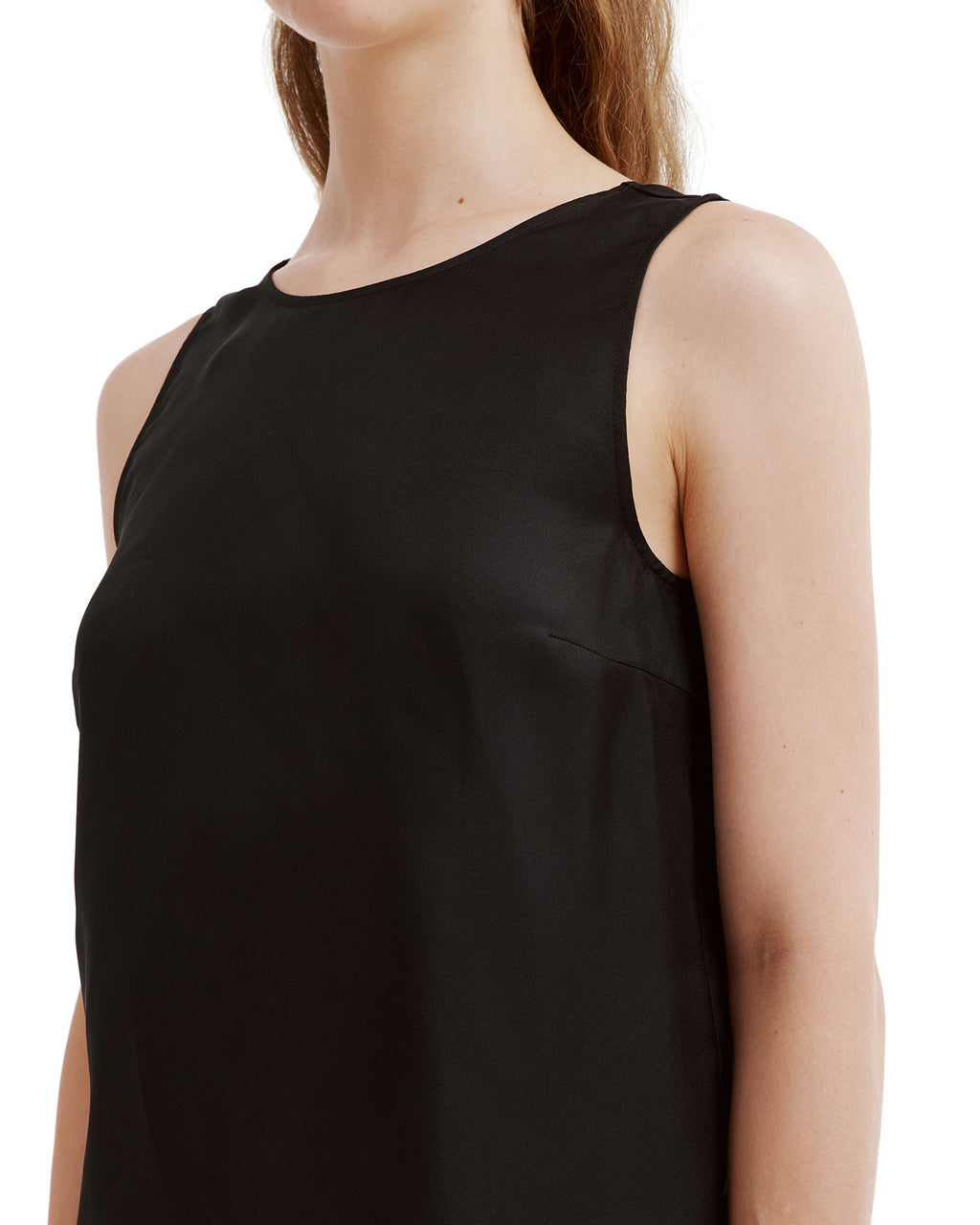 Gemma sleeveless silk top
