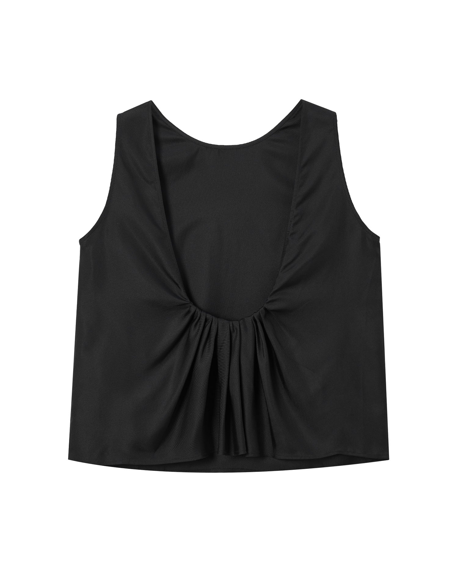 Gemma sleeveless silk top