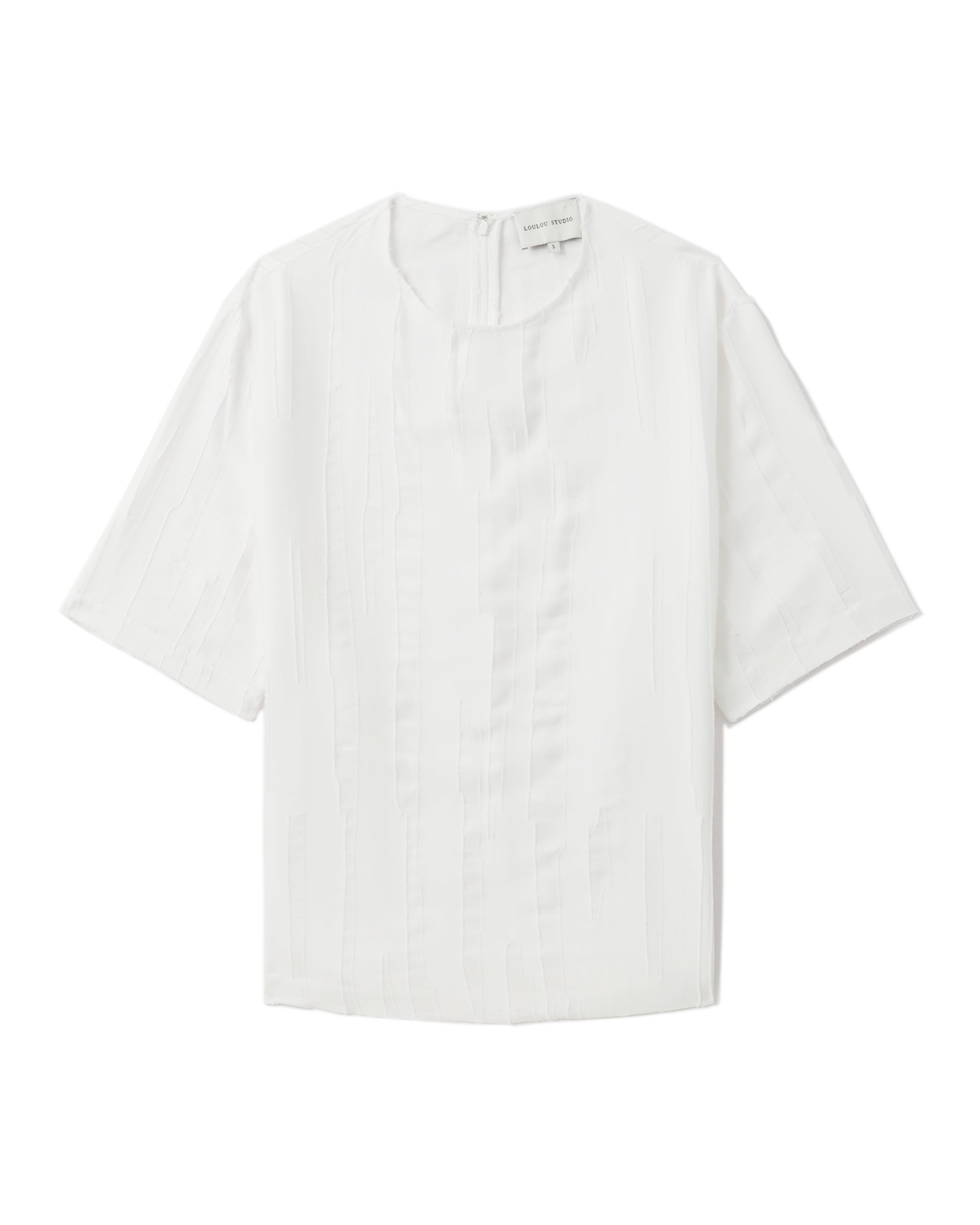 Round neck blouse