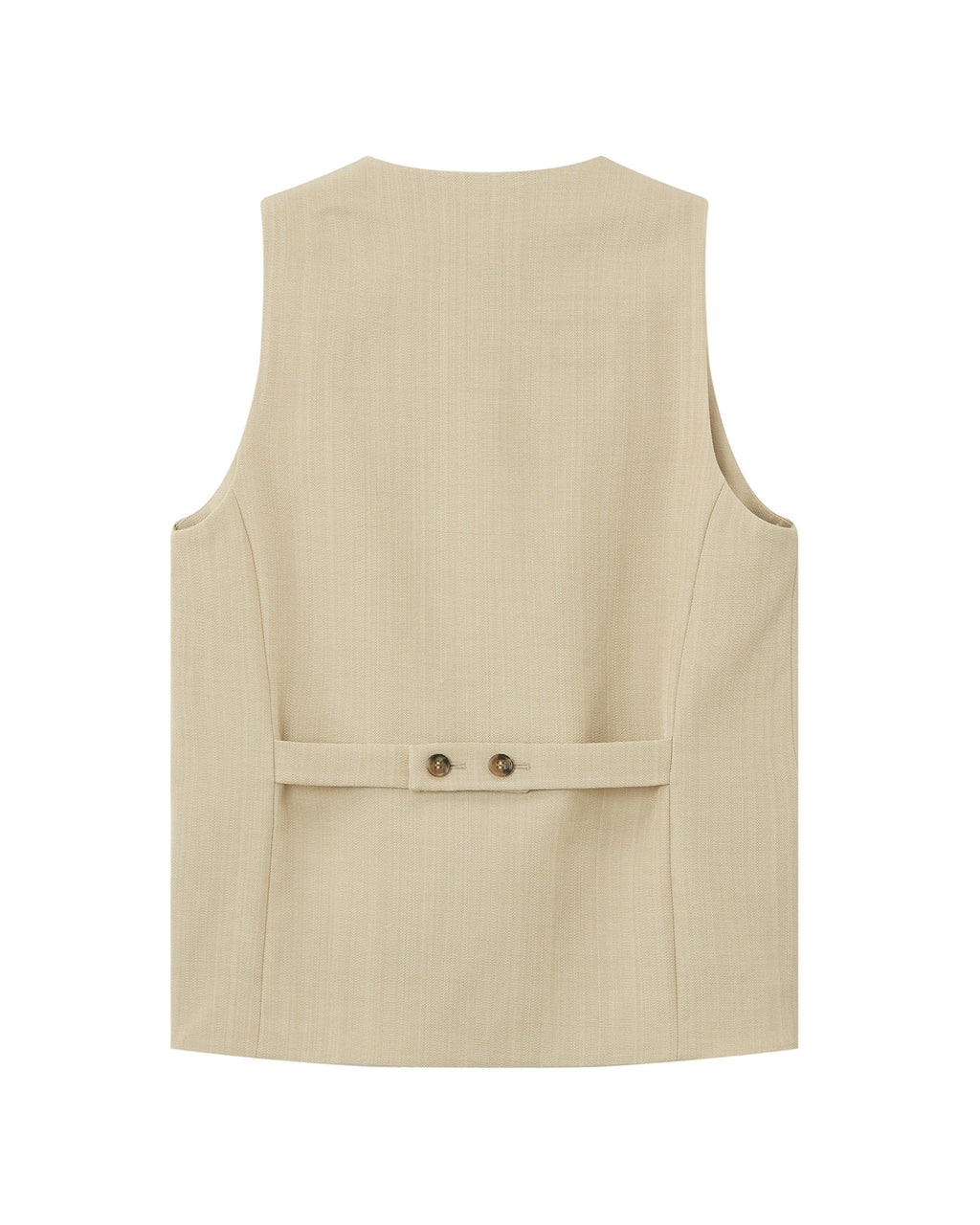 Tailored button-front waistcoat