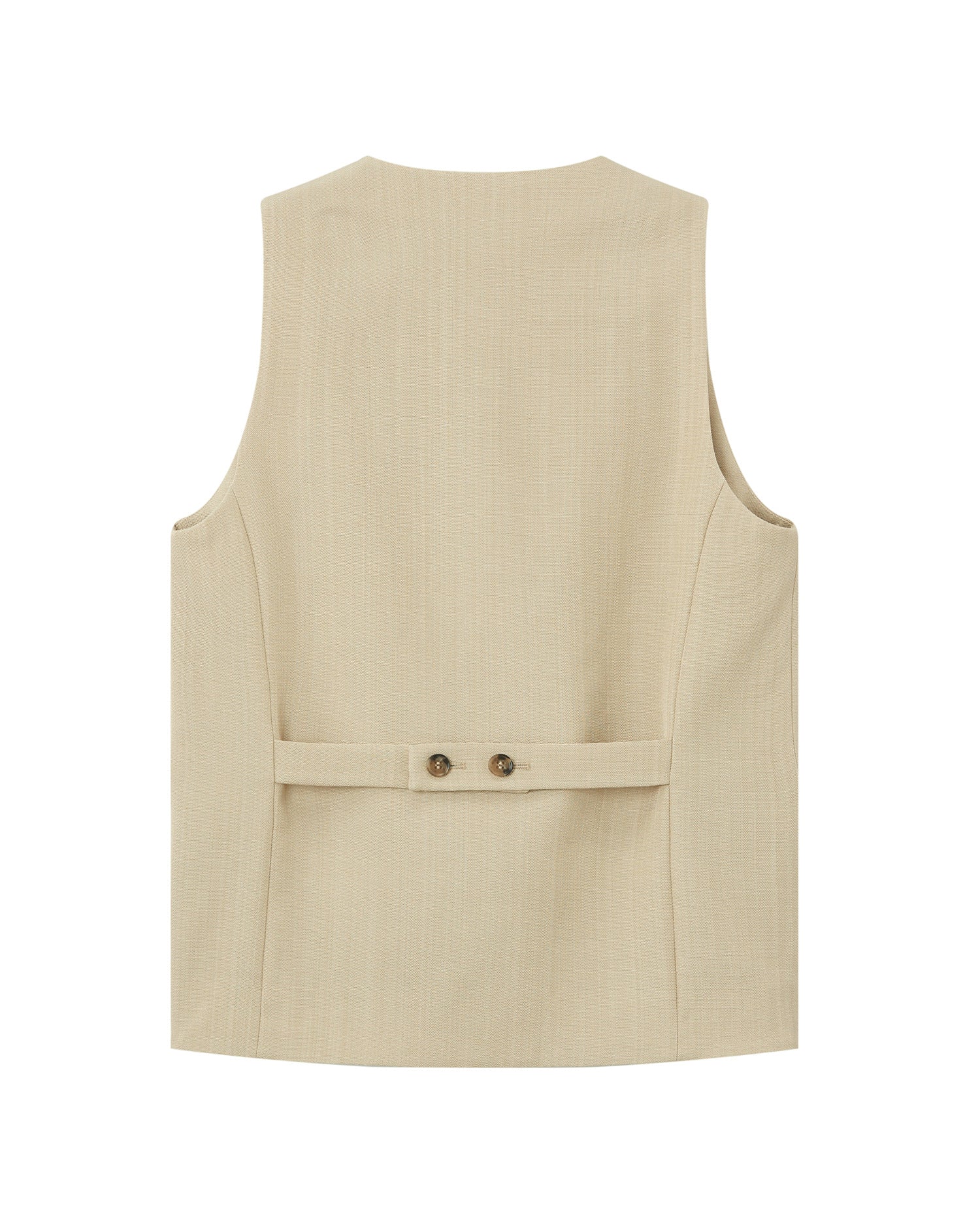 Tailored button-front waistcoat