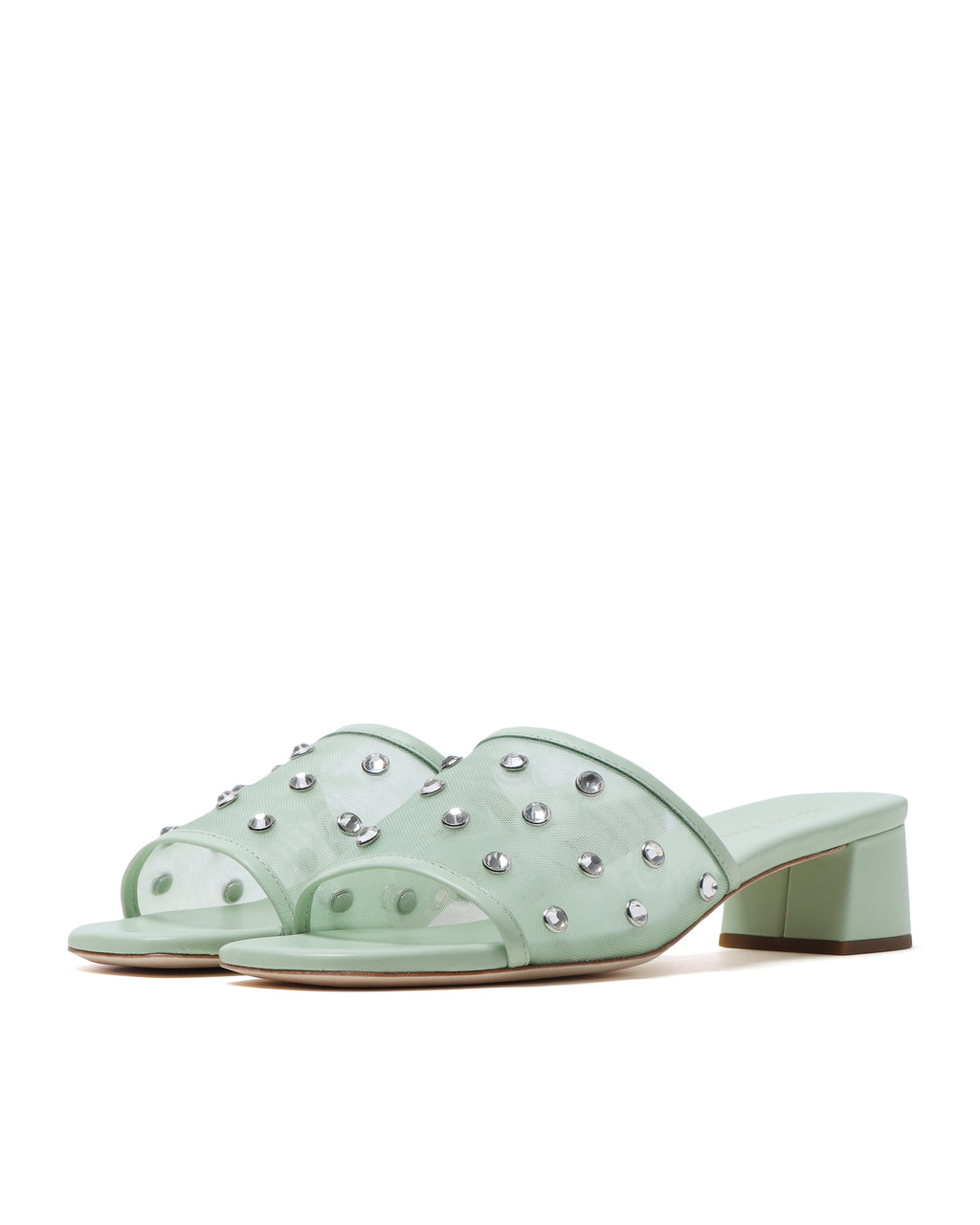Brooke seafoam mule