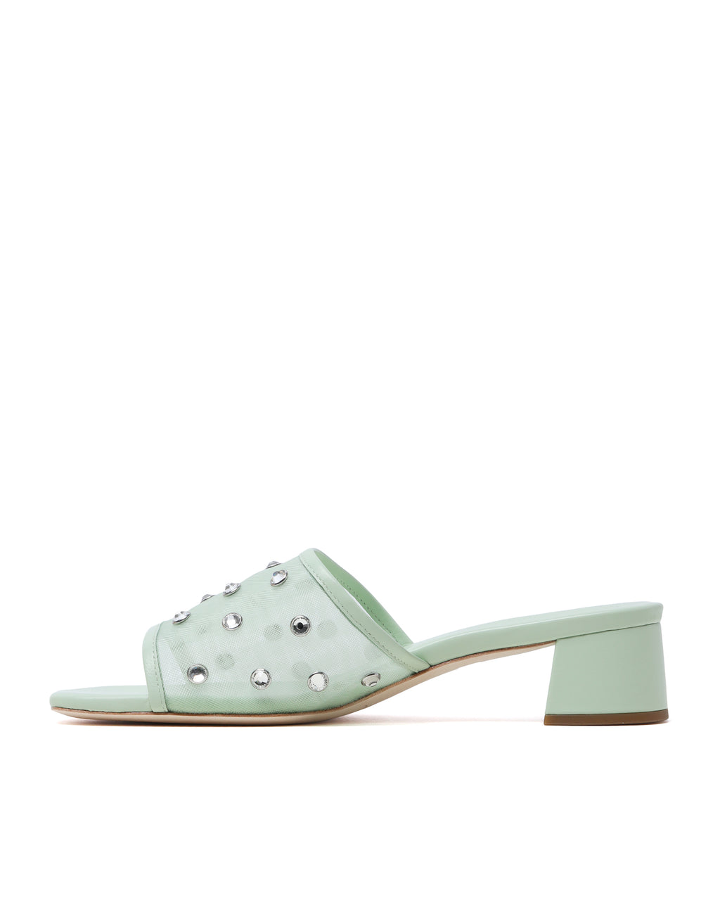 Brooke seafoam mule