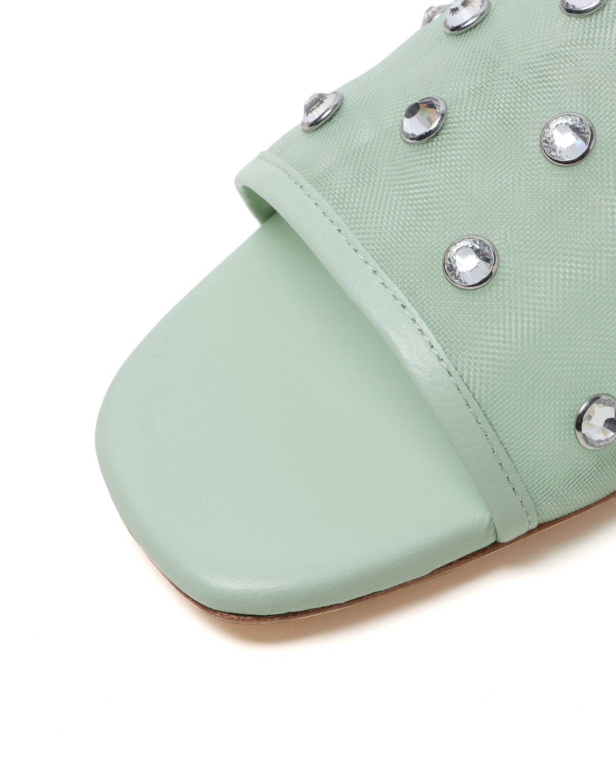 Brooke seafoam mule