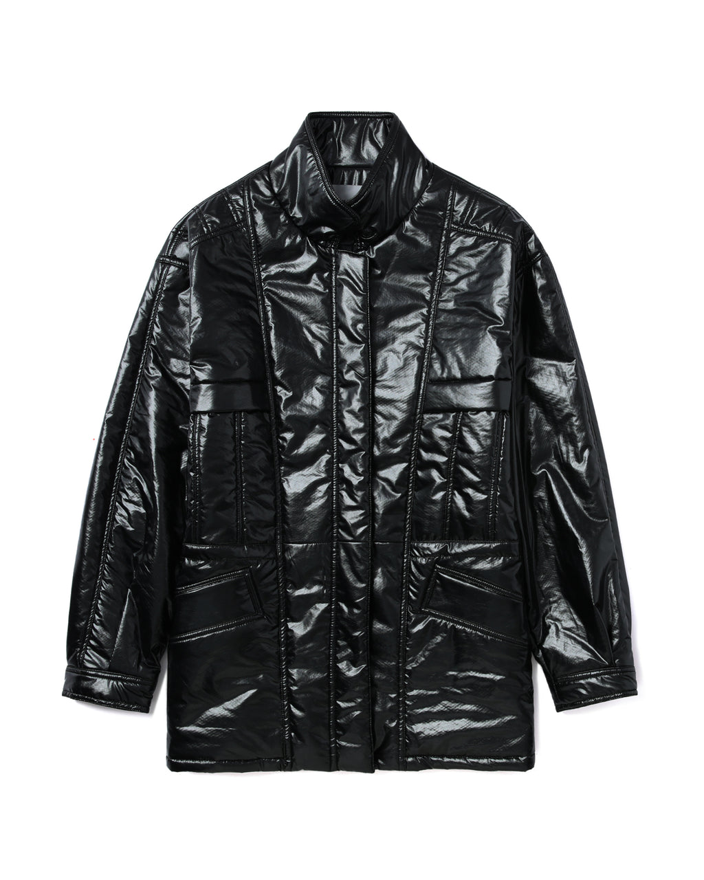Faux lather jacket