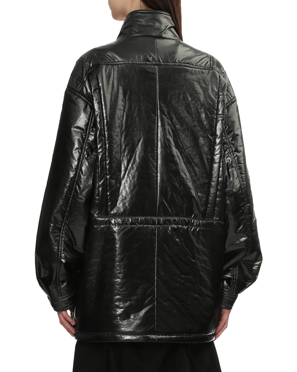 Faux lather jacket