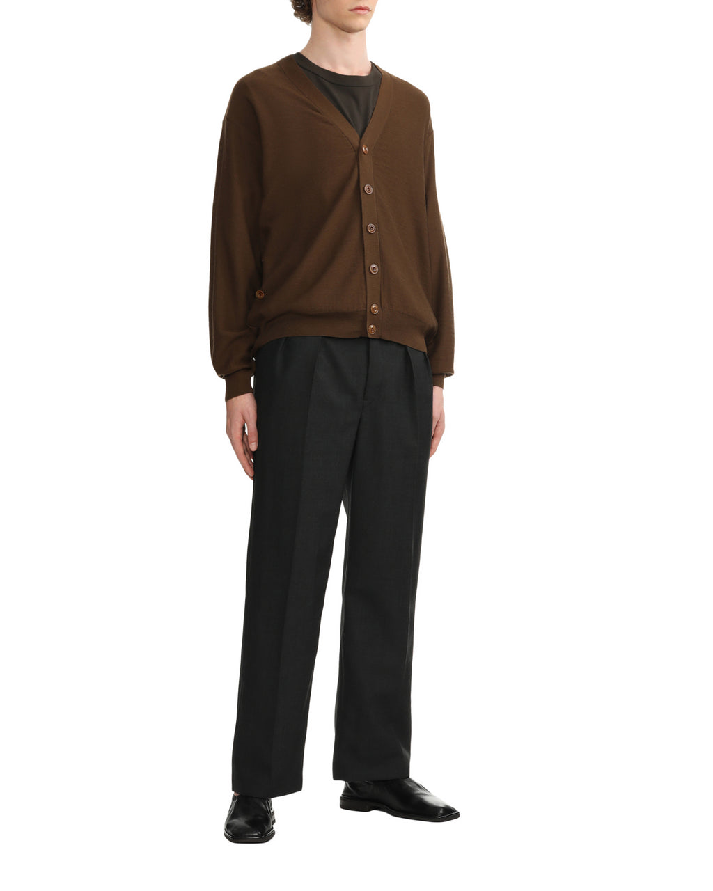 V-neck cardigan