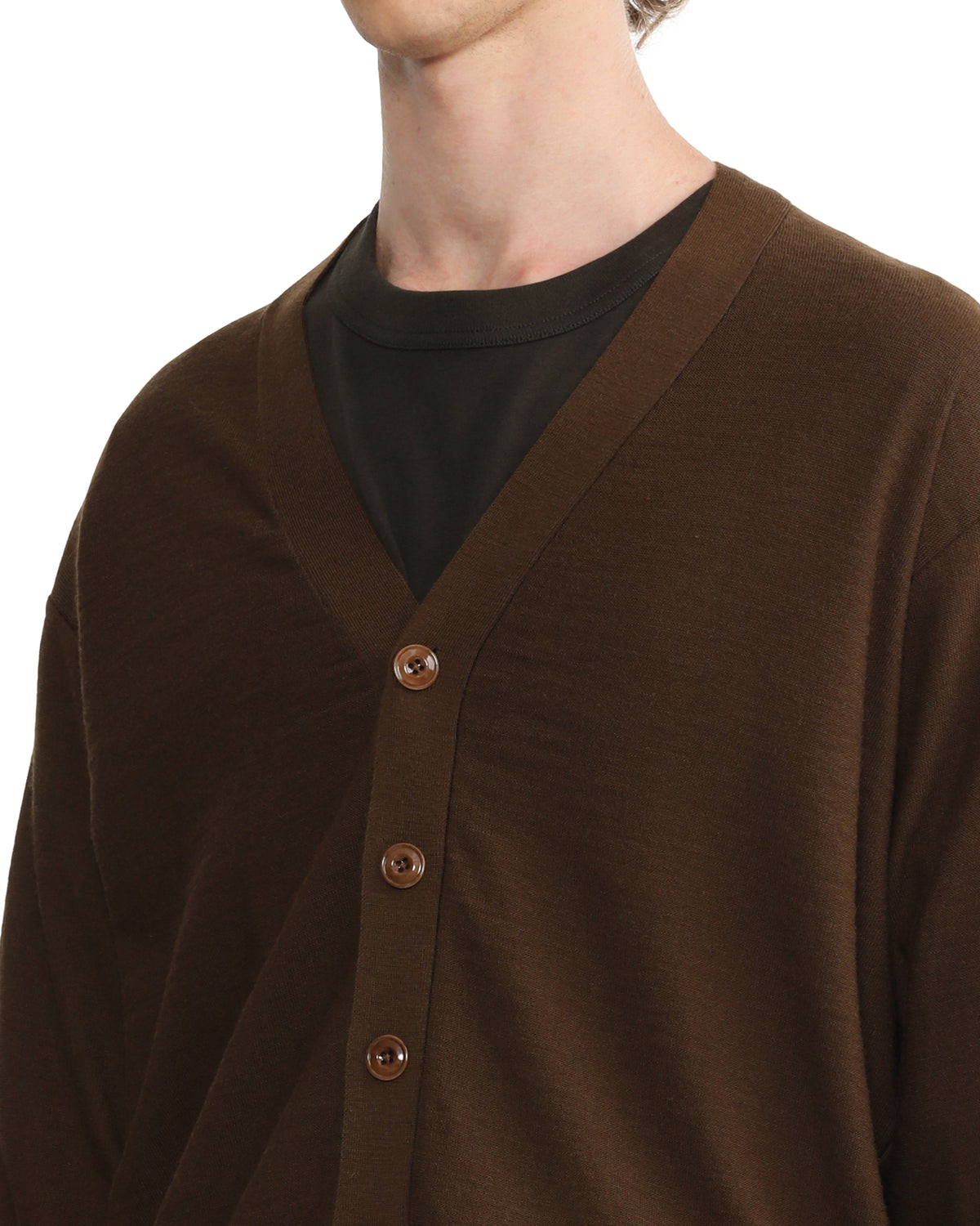 V-neck cardigan