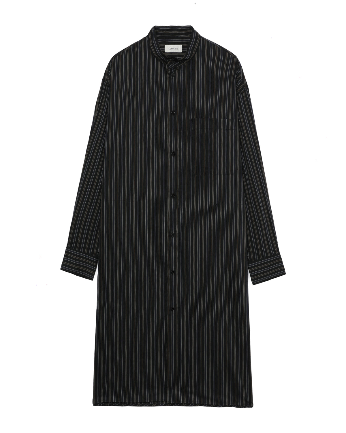 Striped button down dress