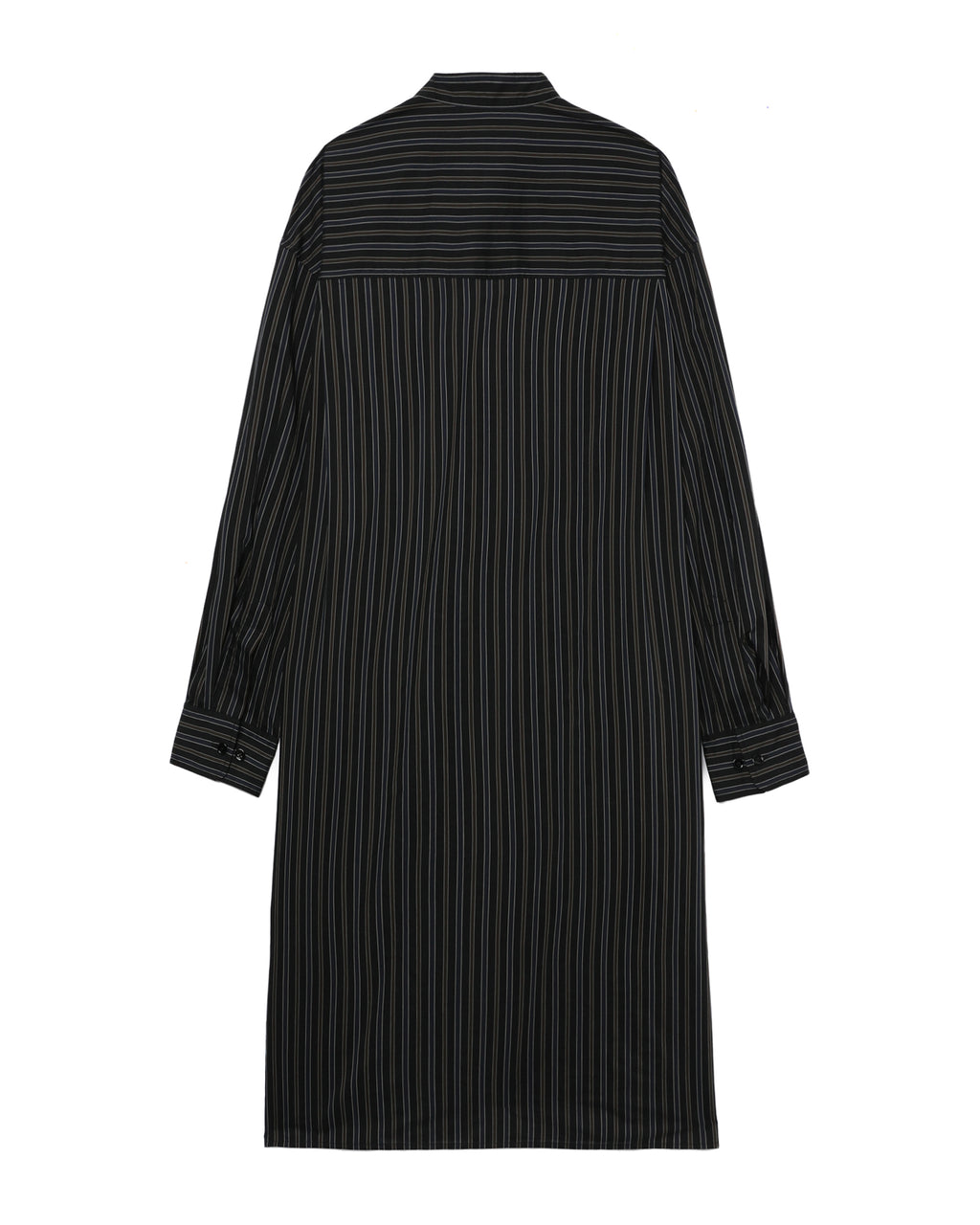 Striped button down dress