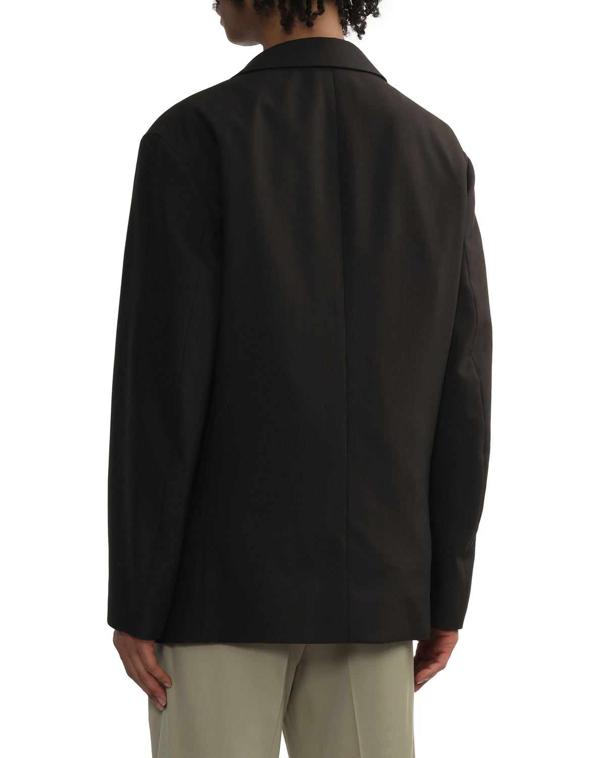 Soft double-breasted blazer